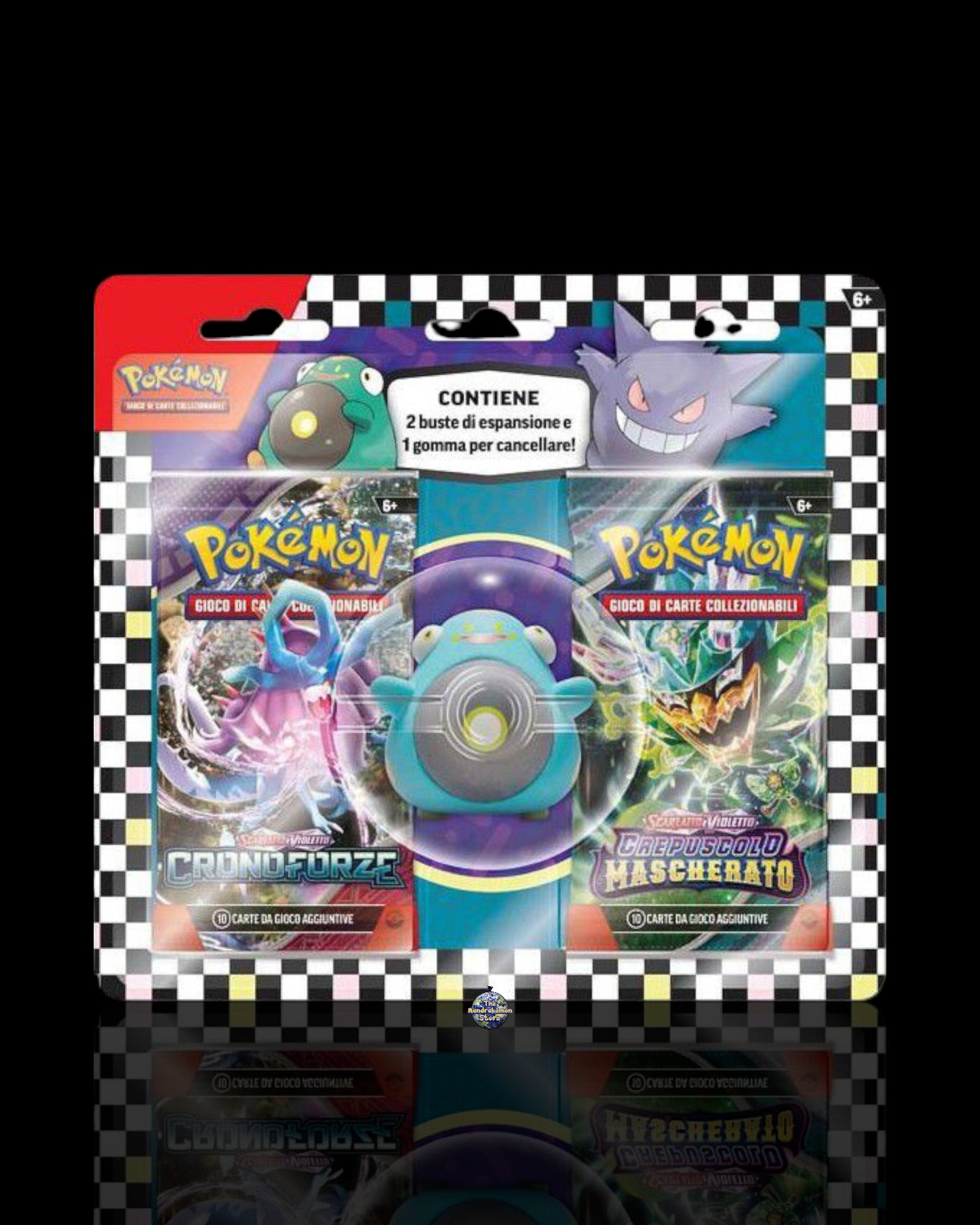 Blister Pokémon con 2 Buste e Gomma di Bellibolt