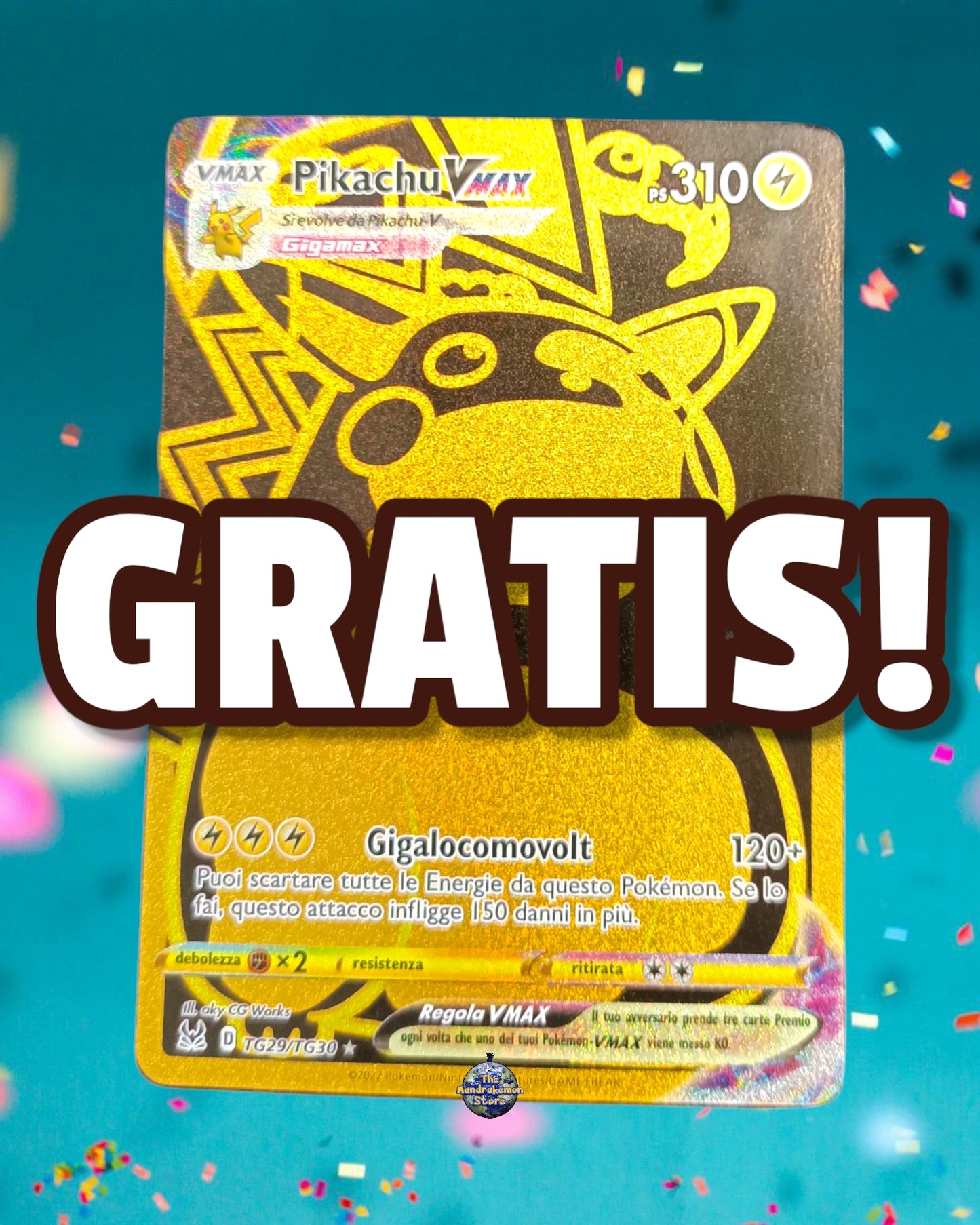 Pikachu Vmax Black Gold Tg