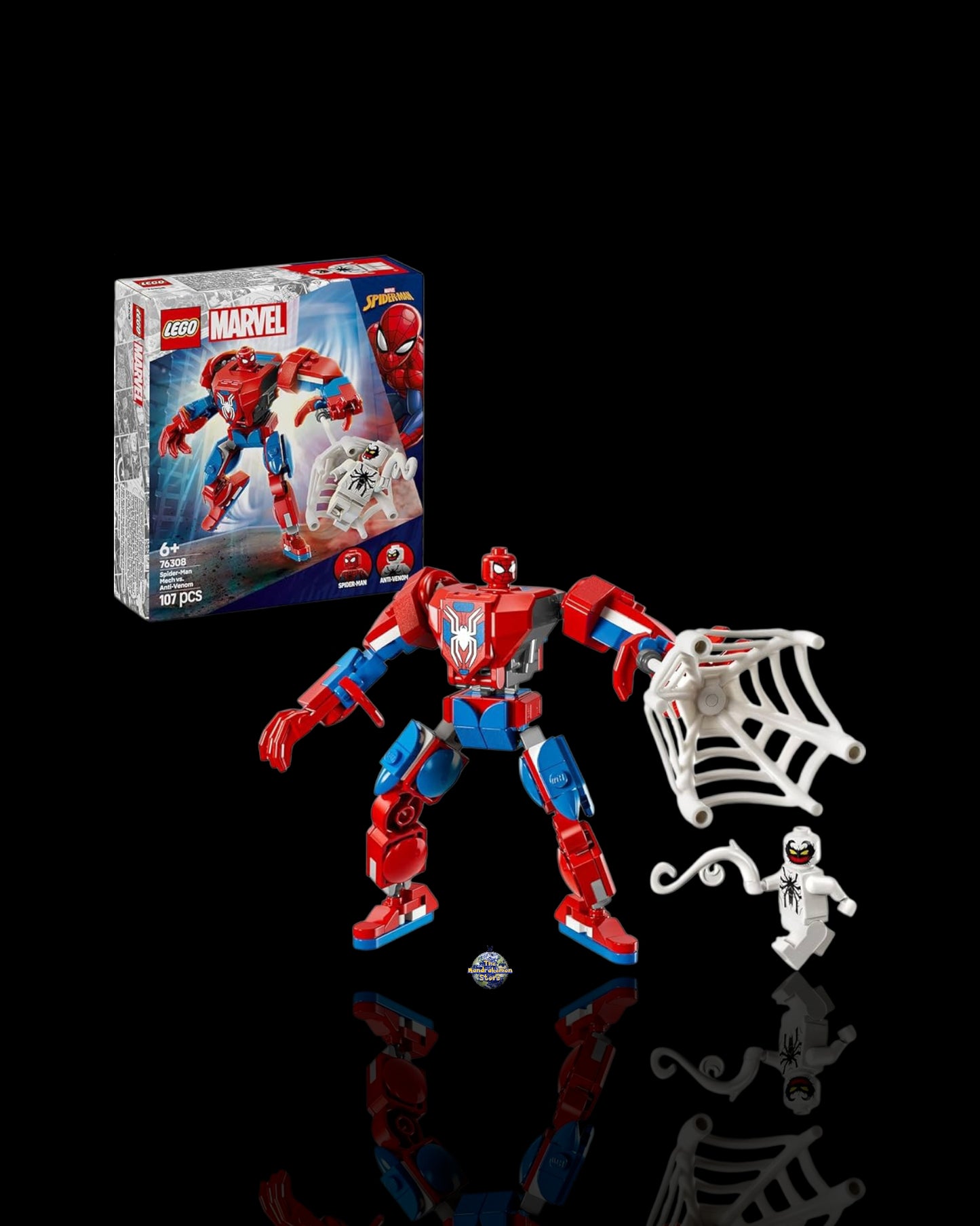 Lego Marvel Mech di Spider-Man contro Anti-Venom 76308