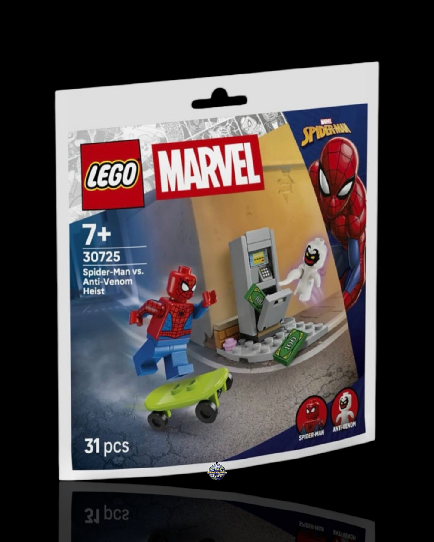 Lego Super Heroes Marvel Rapina Spider-Man contro Anti-Venom Polybag 30725