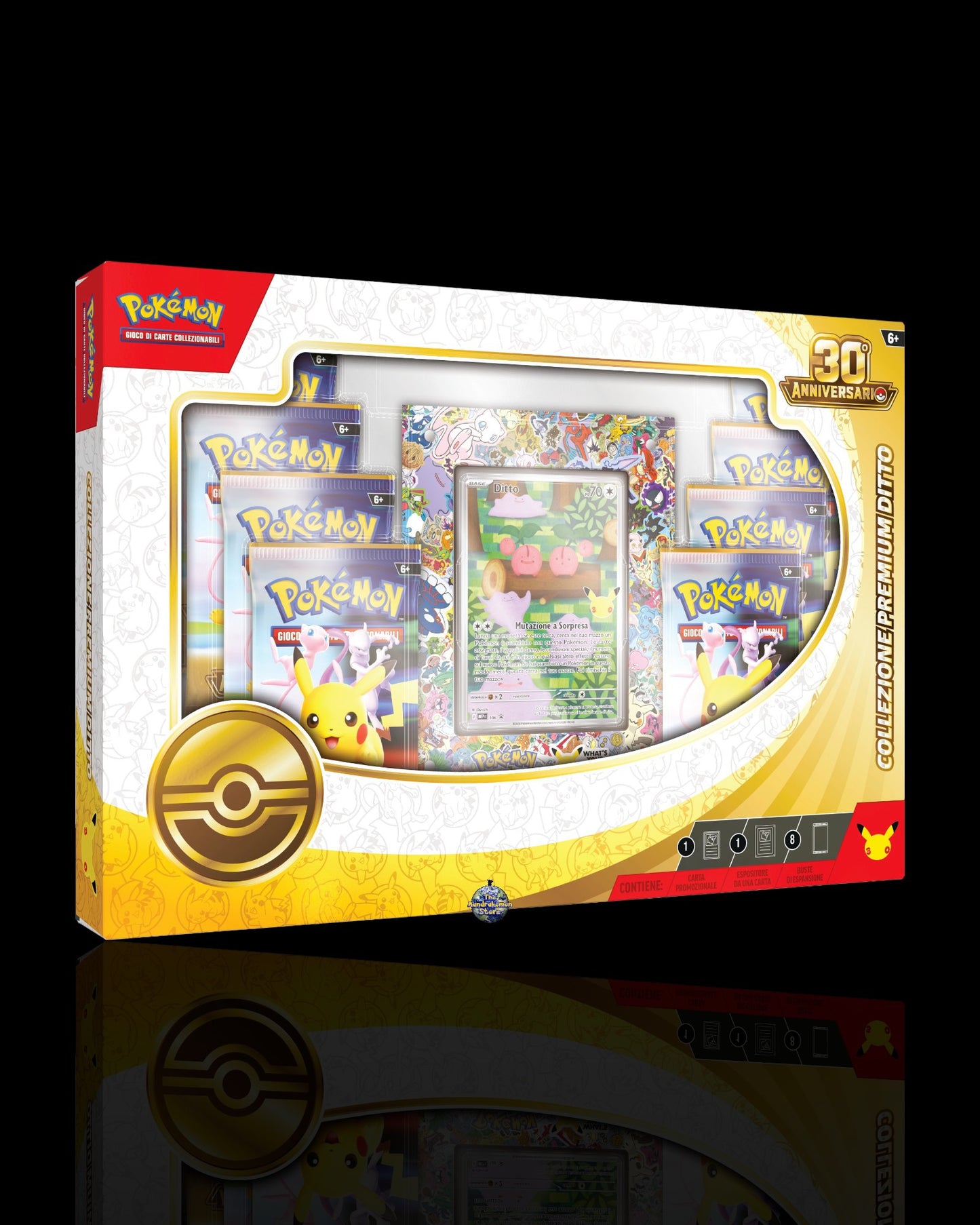 Collezione Pokémon 30° Anniversario Premium Ditto 8-Pack