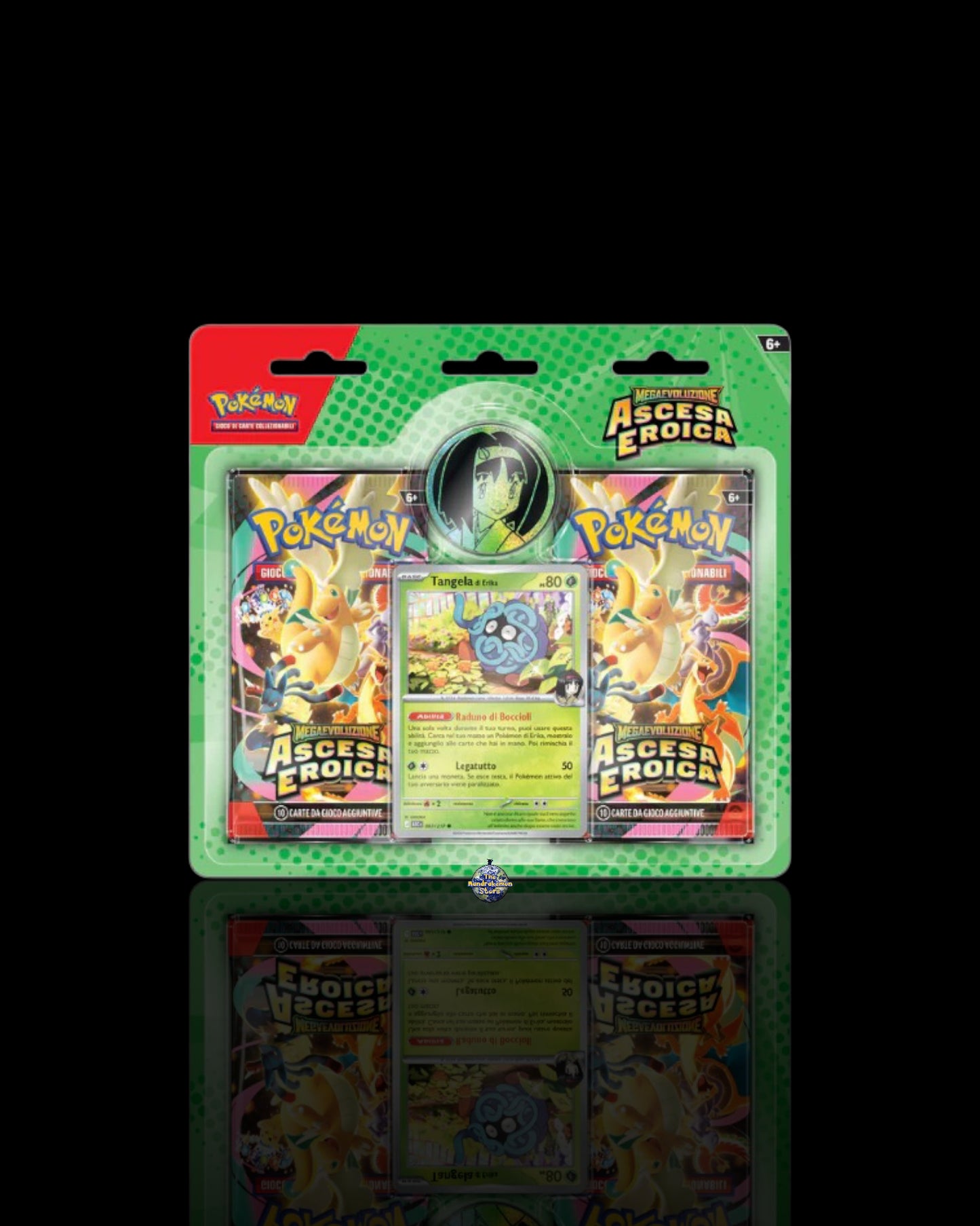 Blister Pokémon Ascesa Eroica Tangela di Erika 2-Pack