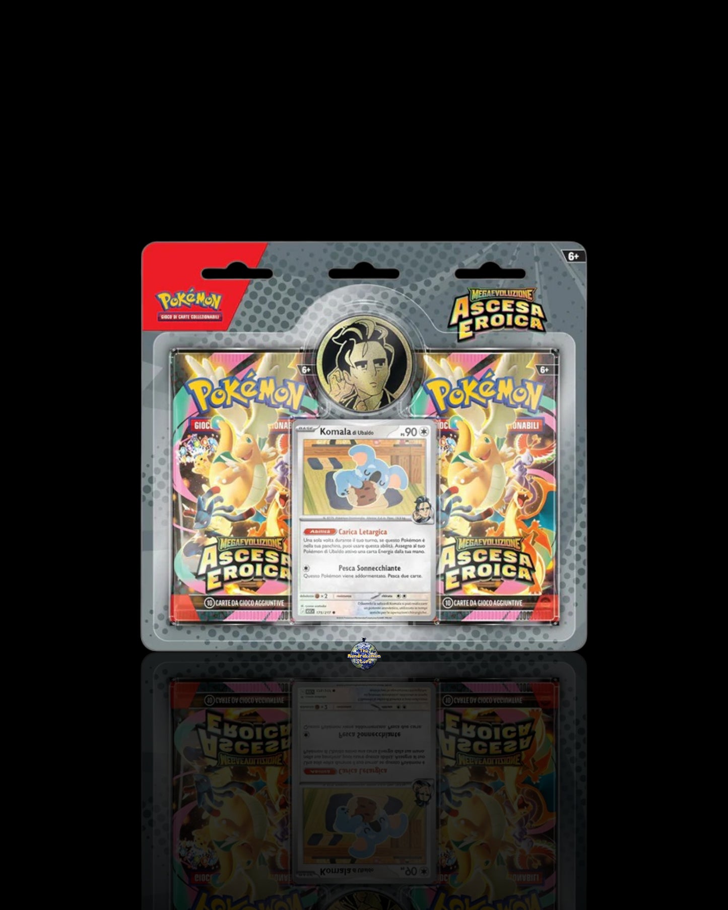 Blister Pokémon Ascesa Eroica Komala di Ubaldo 2-Pack