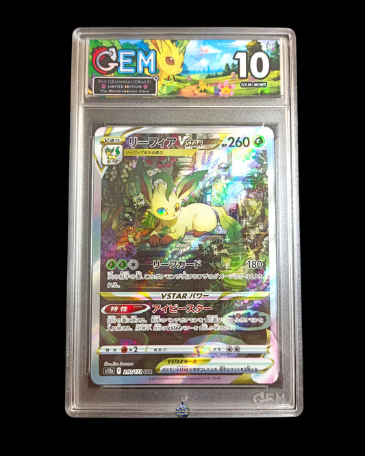 Leafeon Vstar Sar GEM 10