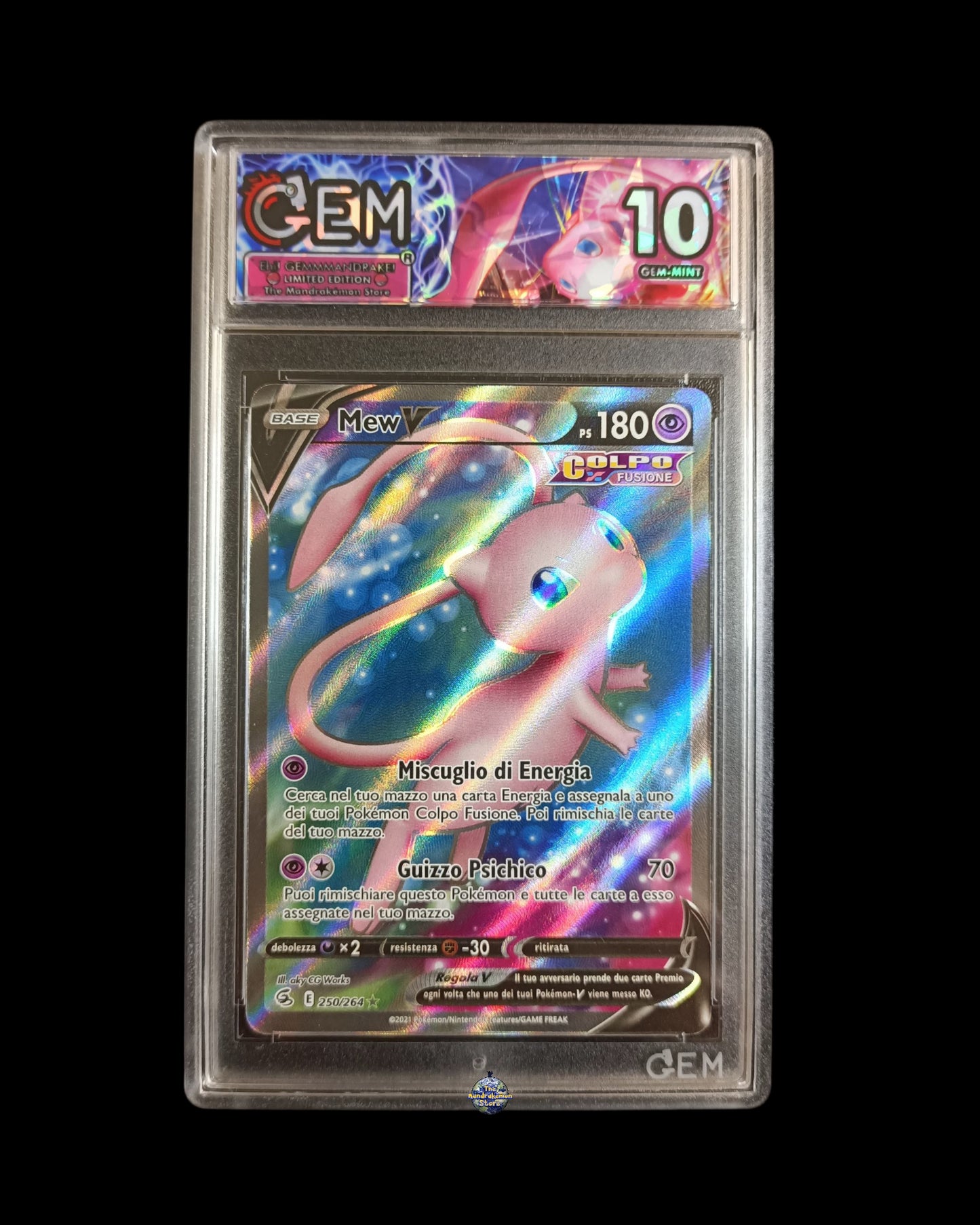 Mew V Full Art GEM 10
