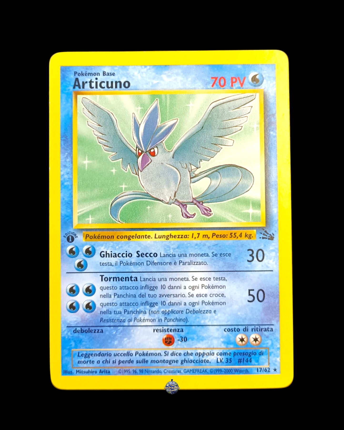 Articuno Fossil 1ª edizione