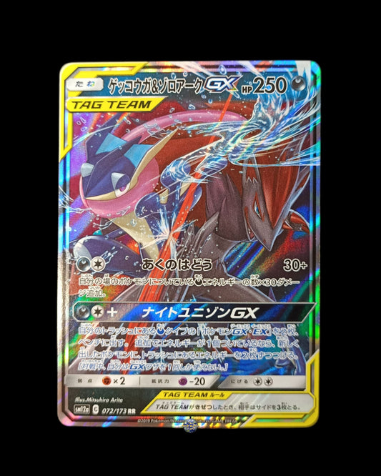Greninja e Zoroark Gx Tag Team