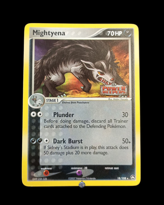 Mightyena Holo Stamped Ex Power Keepers