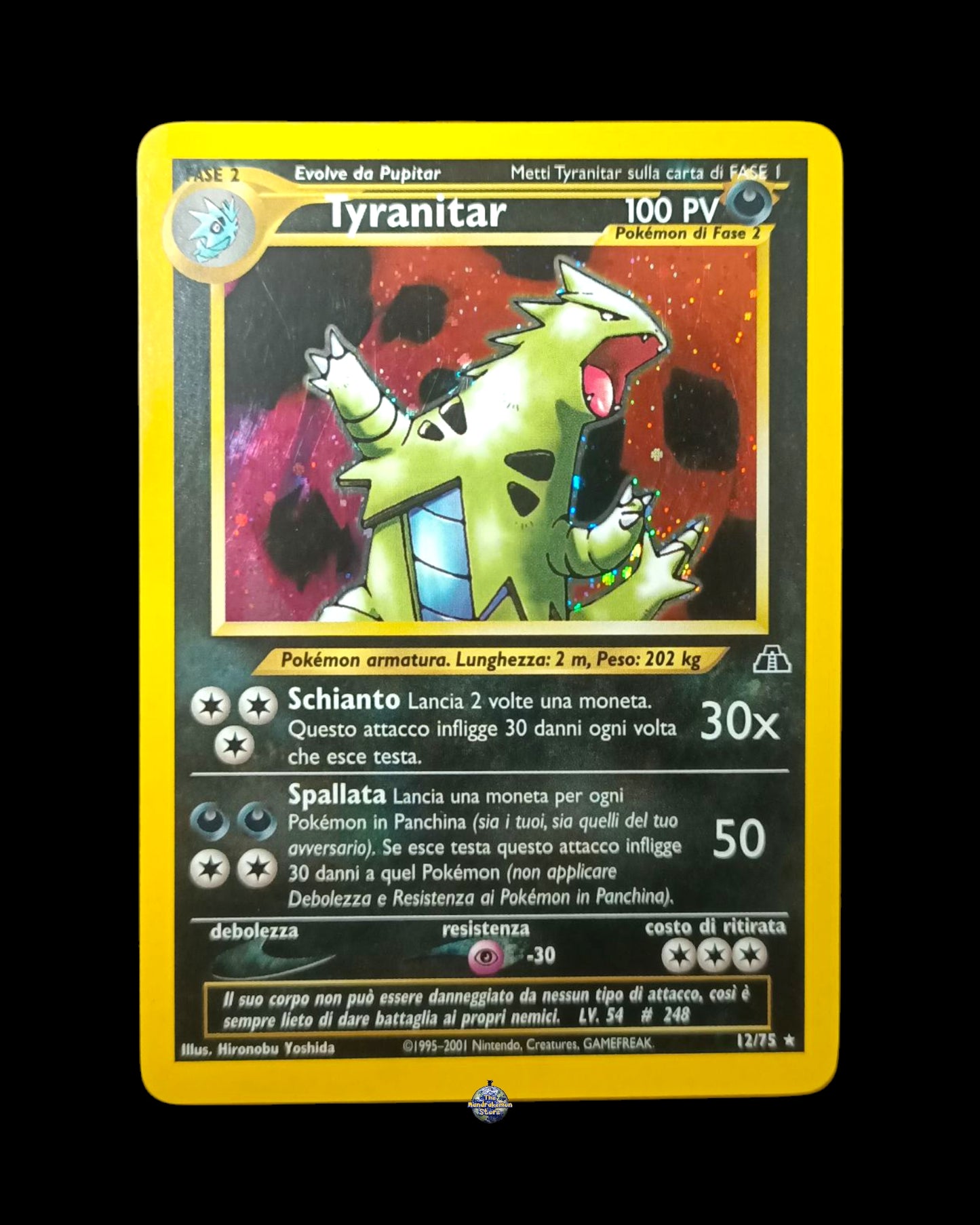 Tyranitar Holo Neo Discovery