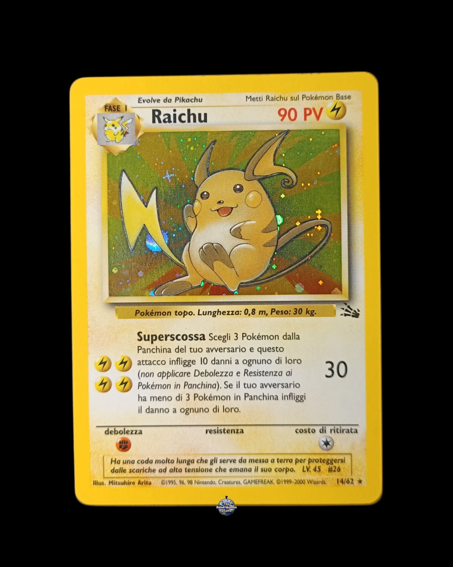 Raichu Holo Fossil