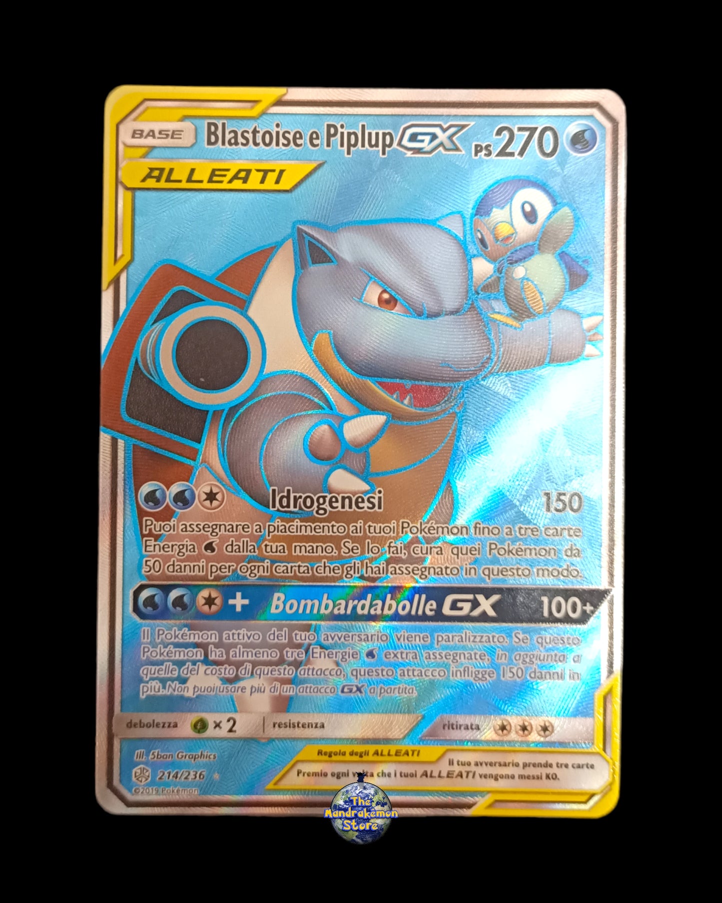 Blastoise e Piplup Gx Full Art