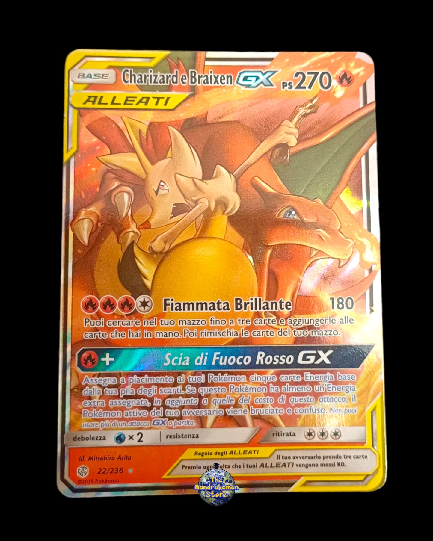 Charizard e Braixen Gx Tag Team