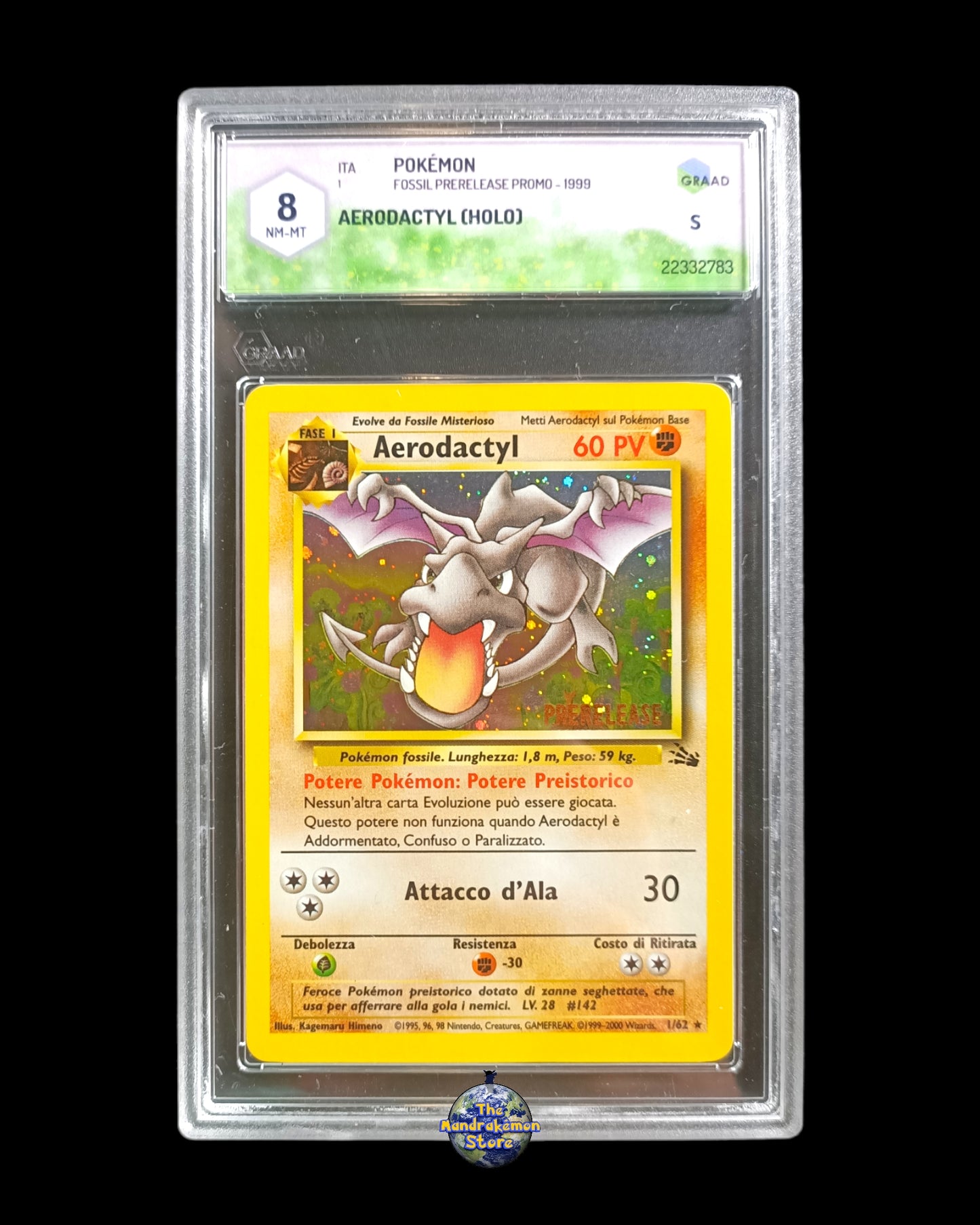 Aerodactyl Holo Prelease GRAAD 8