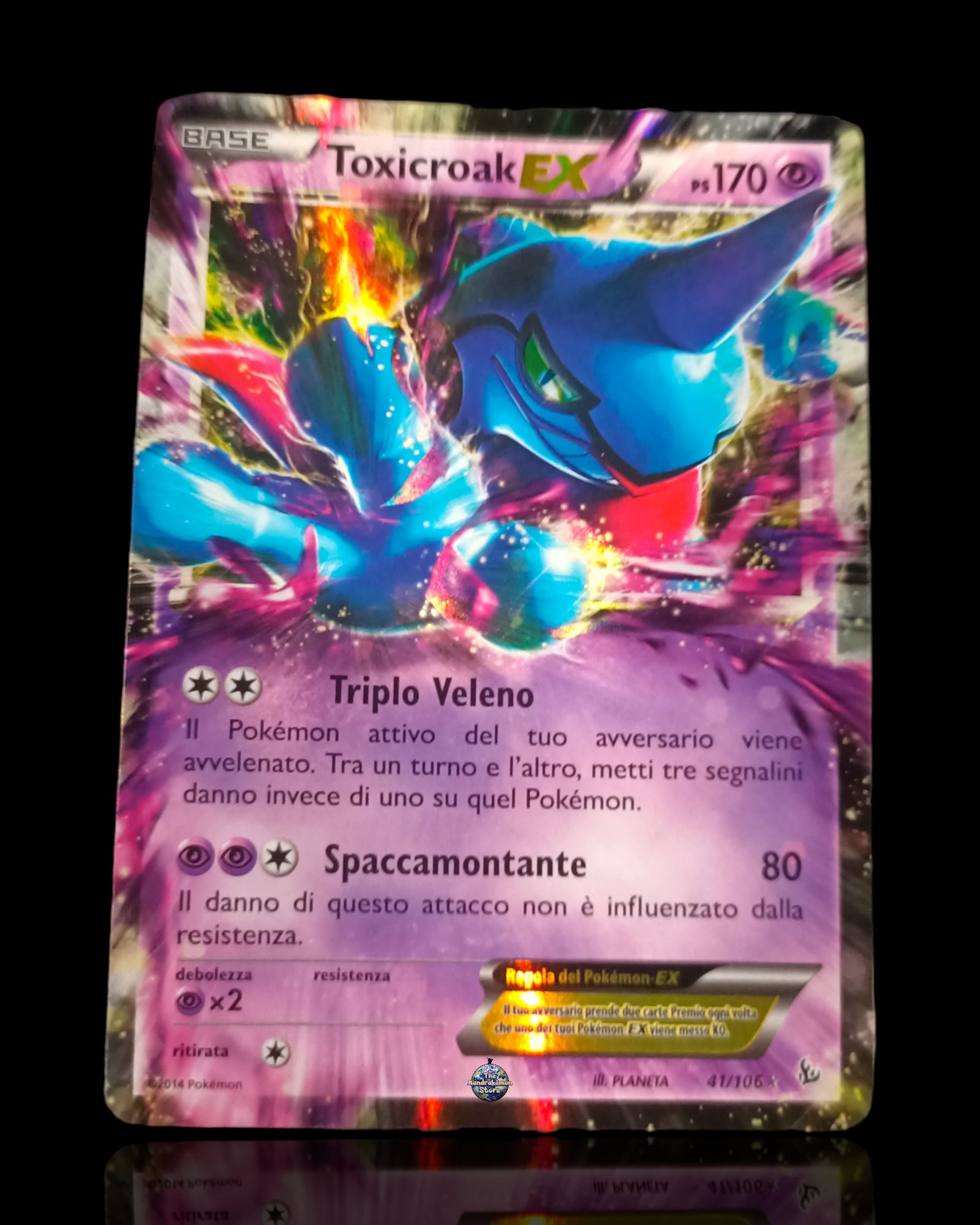 toxicroak ex pokemon card Toxicroak Ex – The Mandrakémon Store S.R.L.S