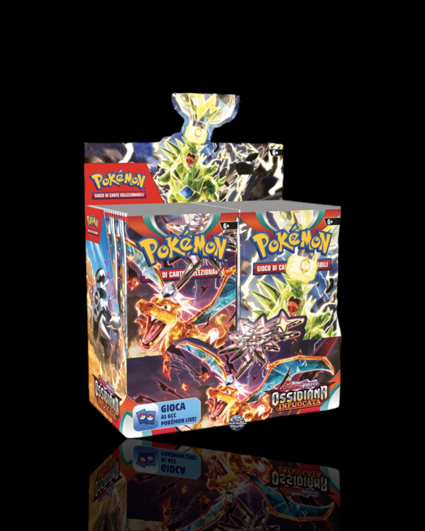Box Pokémon Ossidiana Infuocata Display 36 Buste