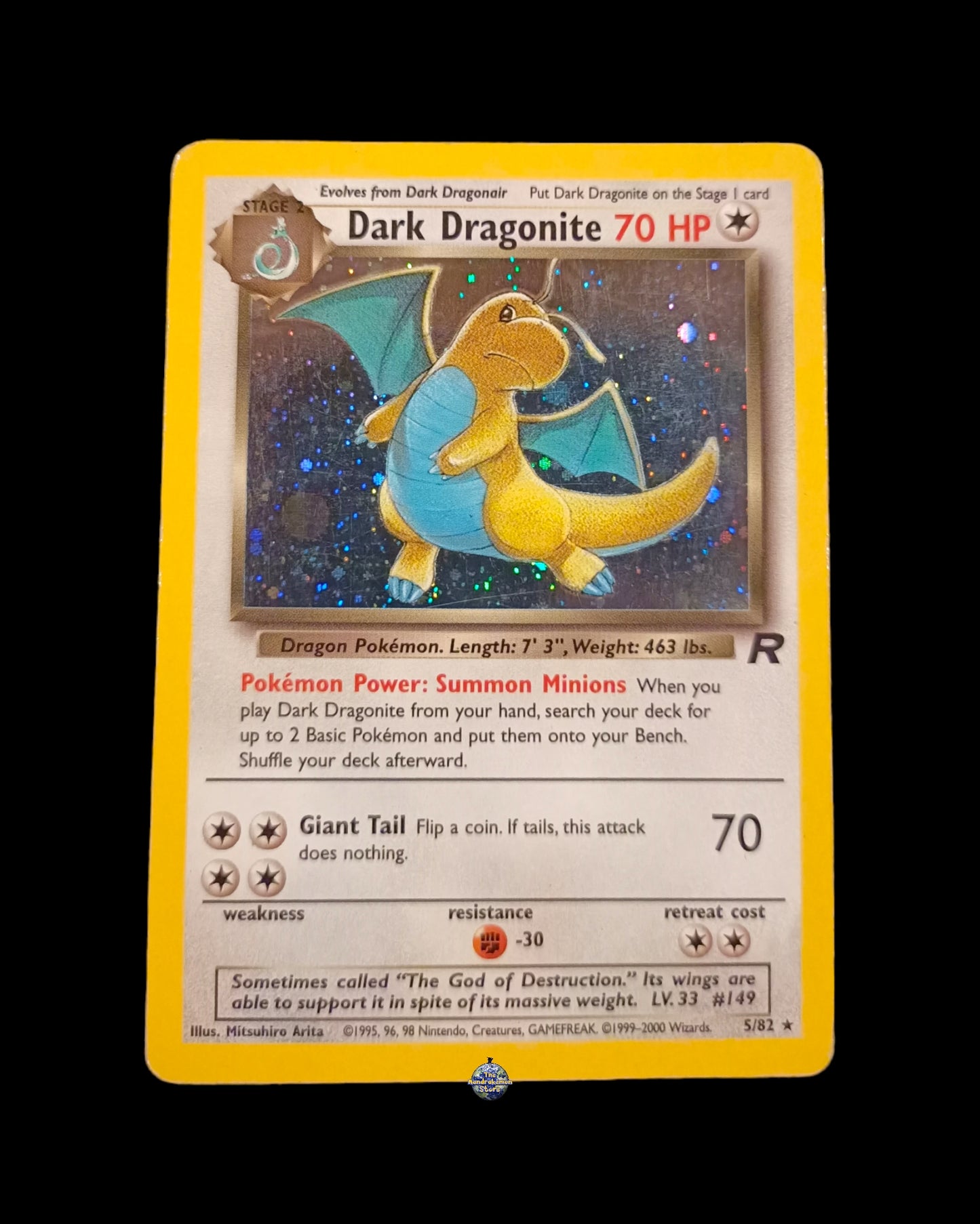 Dark Dragonite Holo Team Rocket