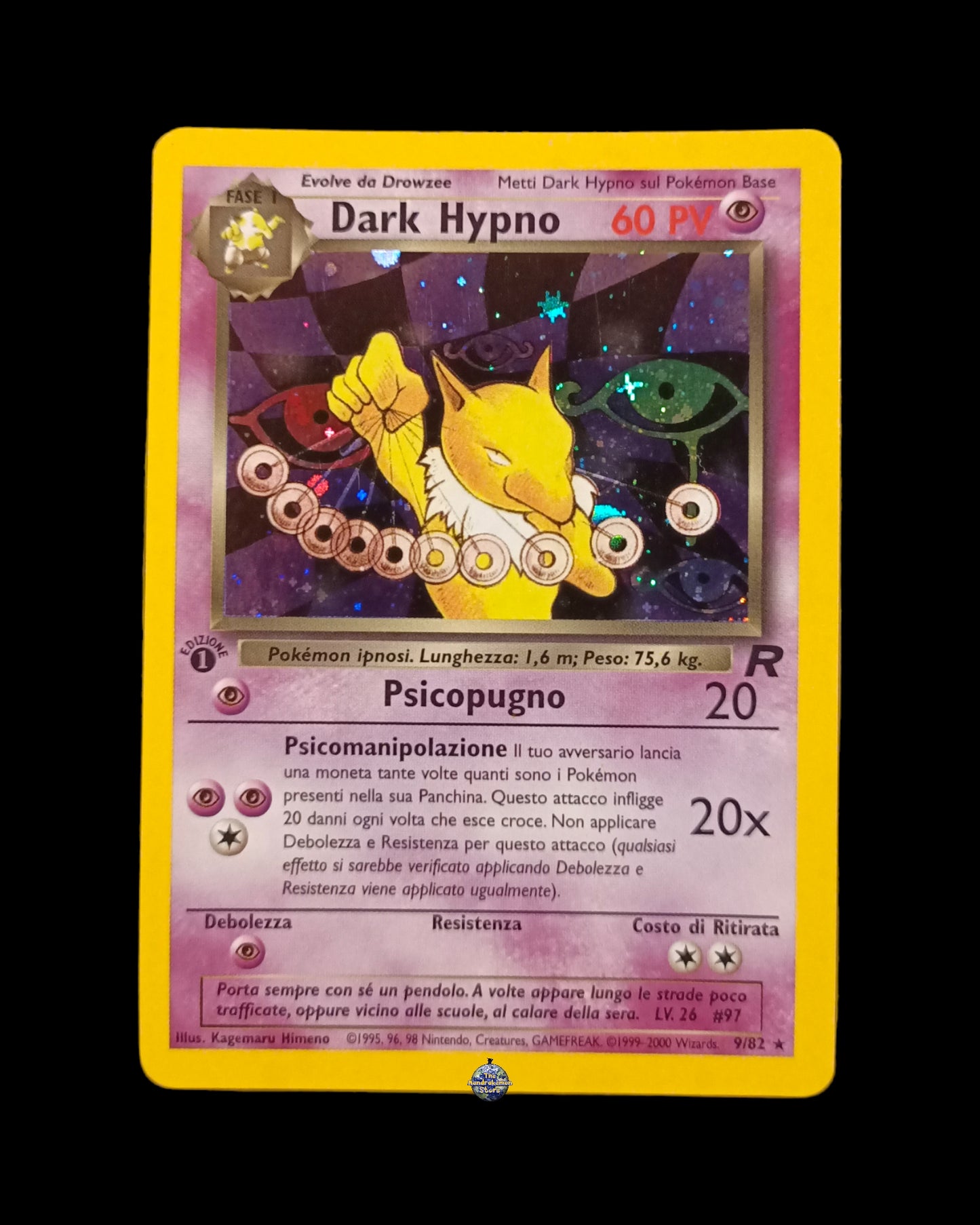 Dark Hypno 1a Edizione Holo Team Rocket