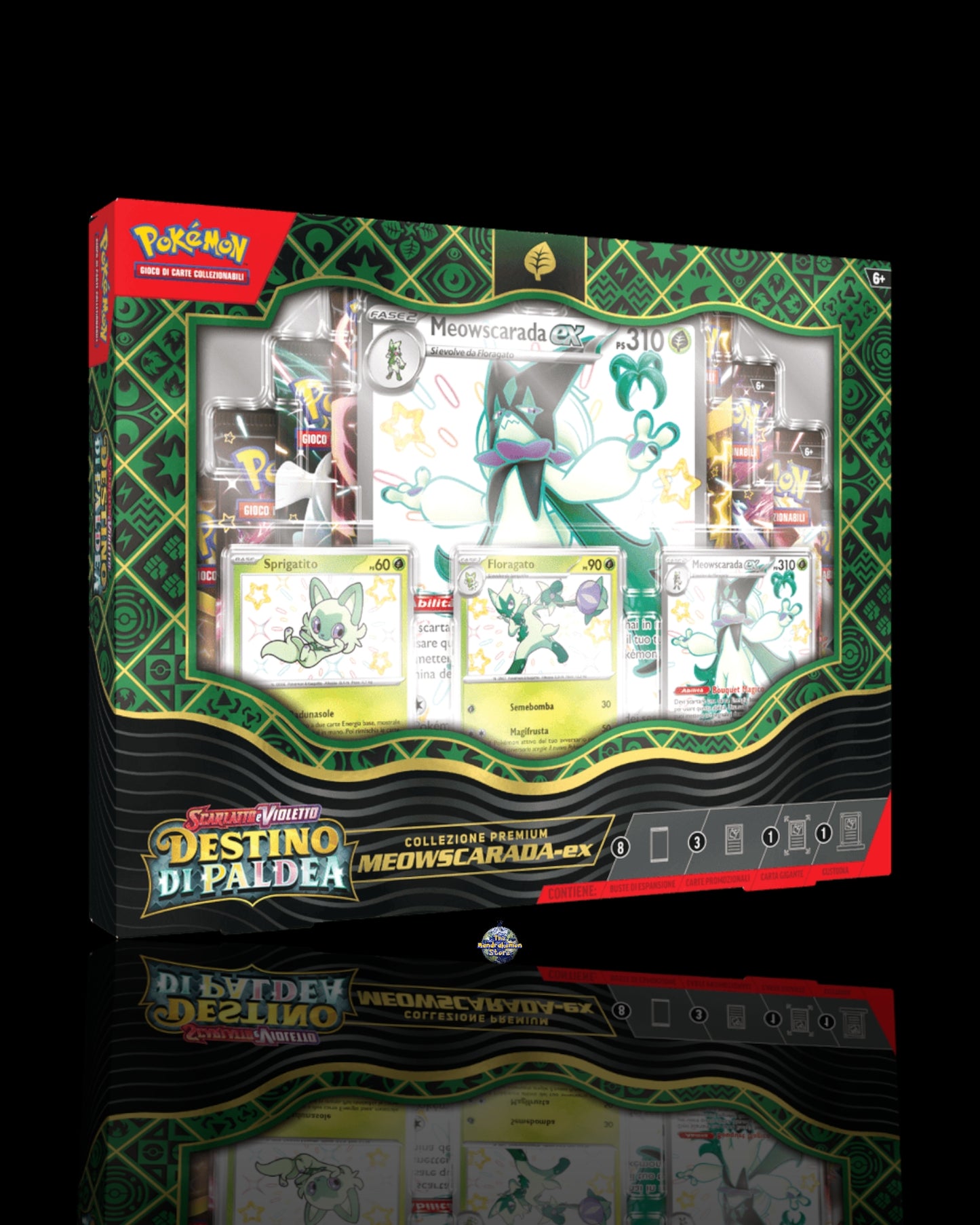 Collezione Premium Mewscarada Ex Destino a Paldea