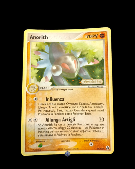 Anorith Holo Stamped Ex La leggenda di Mew