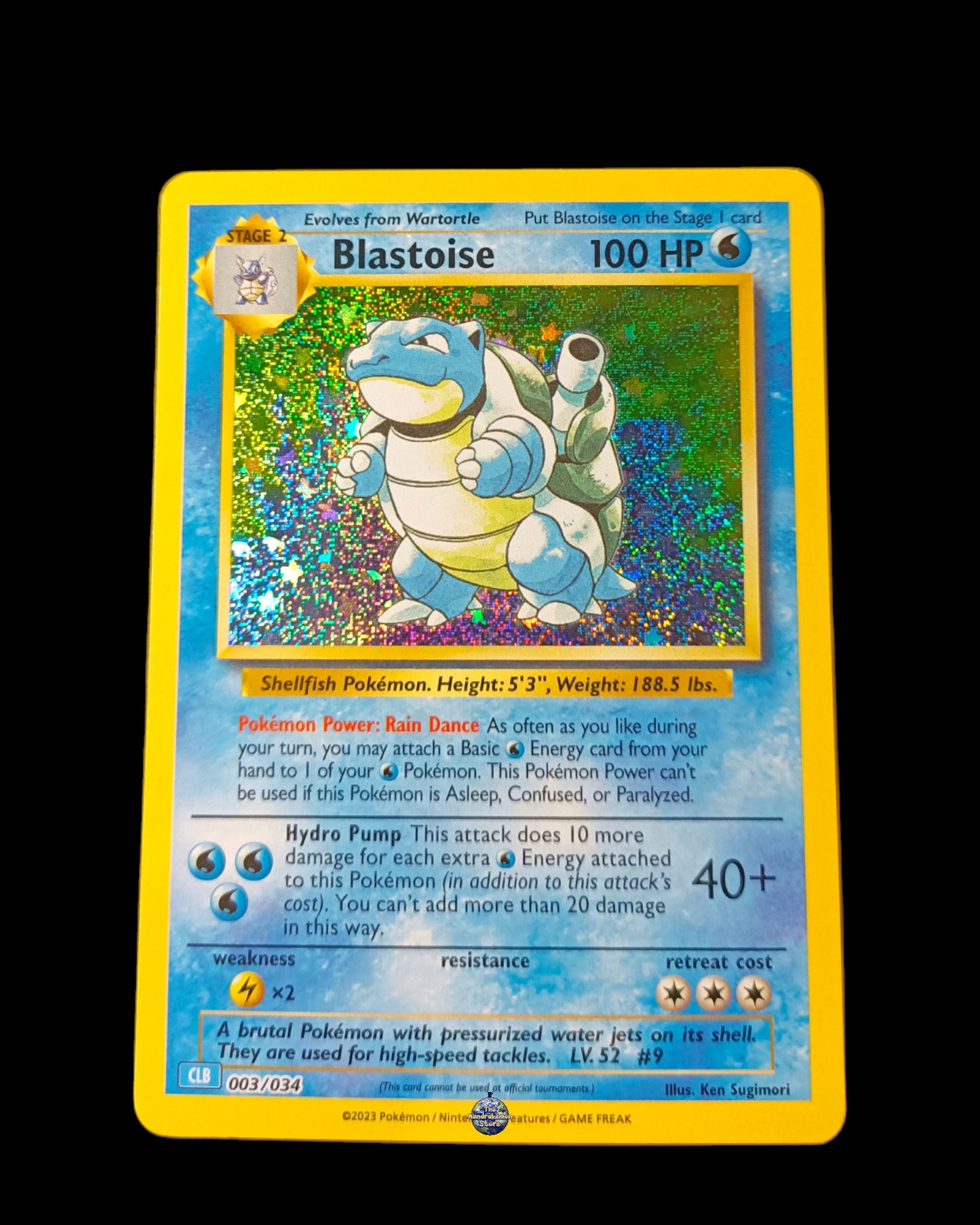 Blastoise Holo CLB