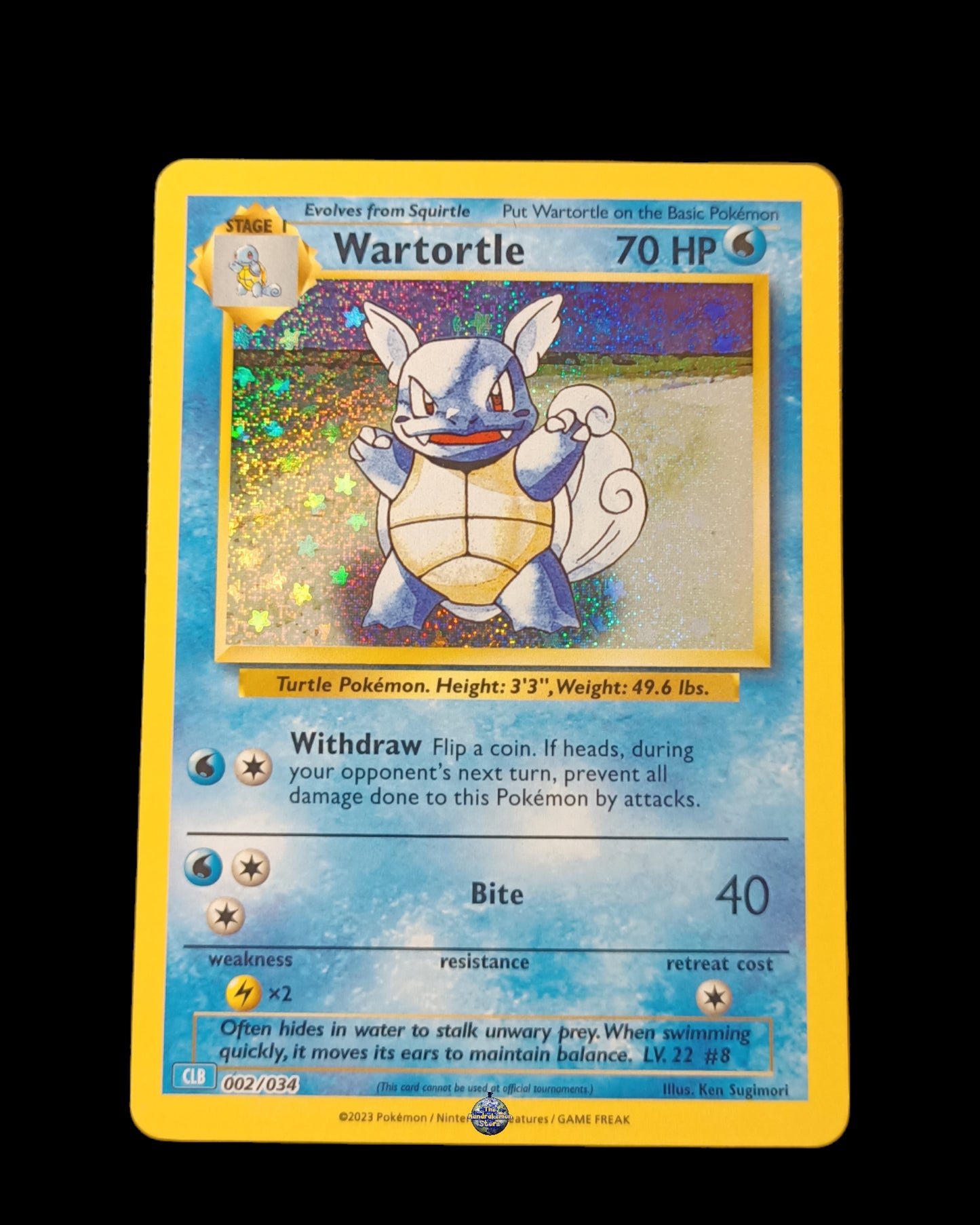 Wartortle Holo CLB
