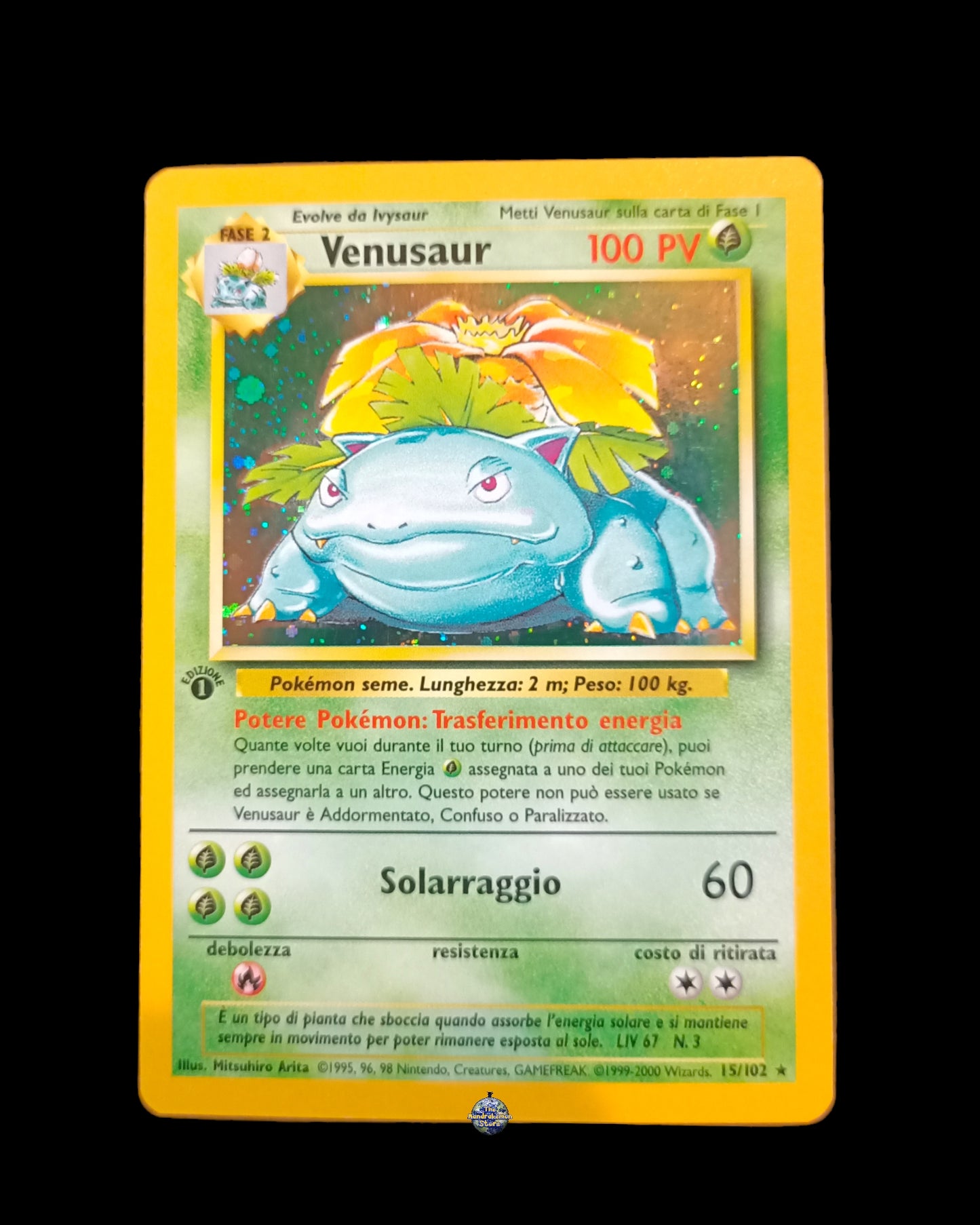 Venusaur Holo Set Base 1ª edizione
