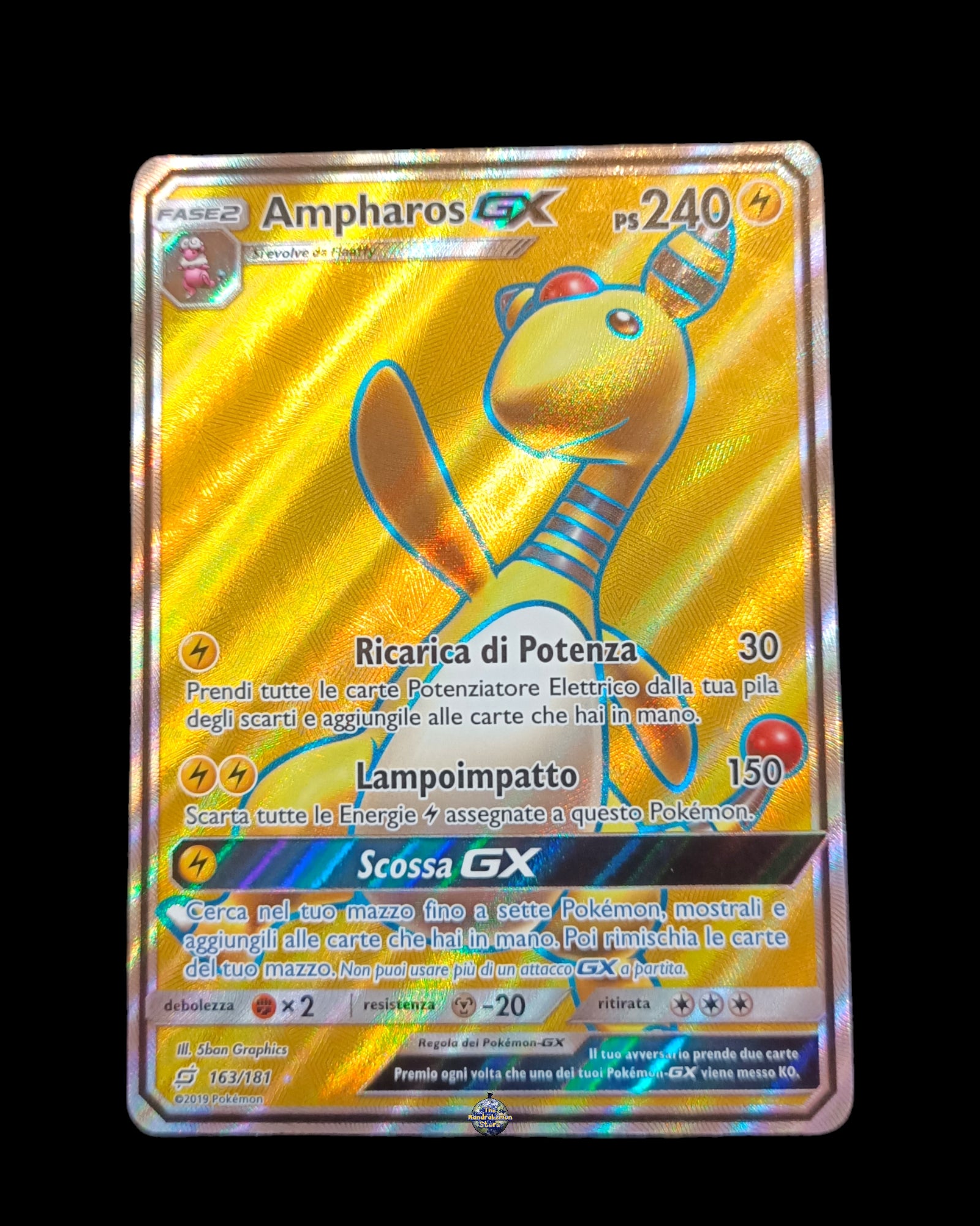 ampharos gx pokemon card Ampharos Gx – The Mandrakémon Store S.R.L.S