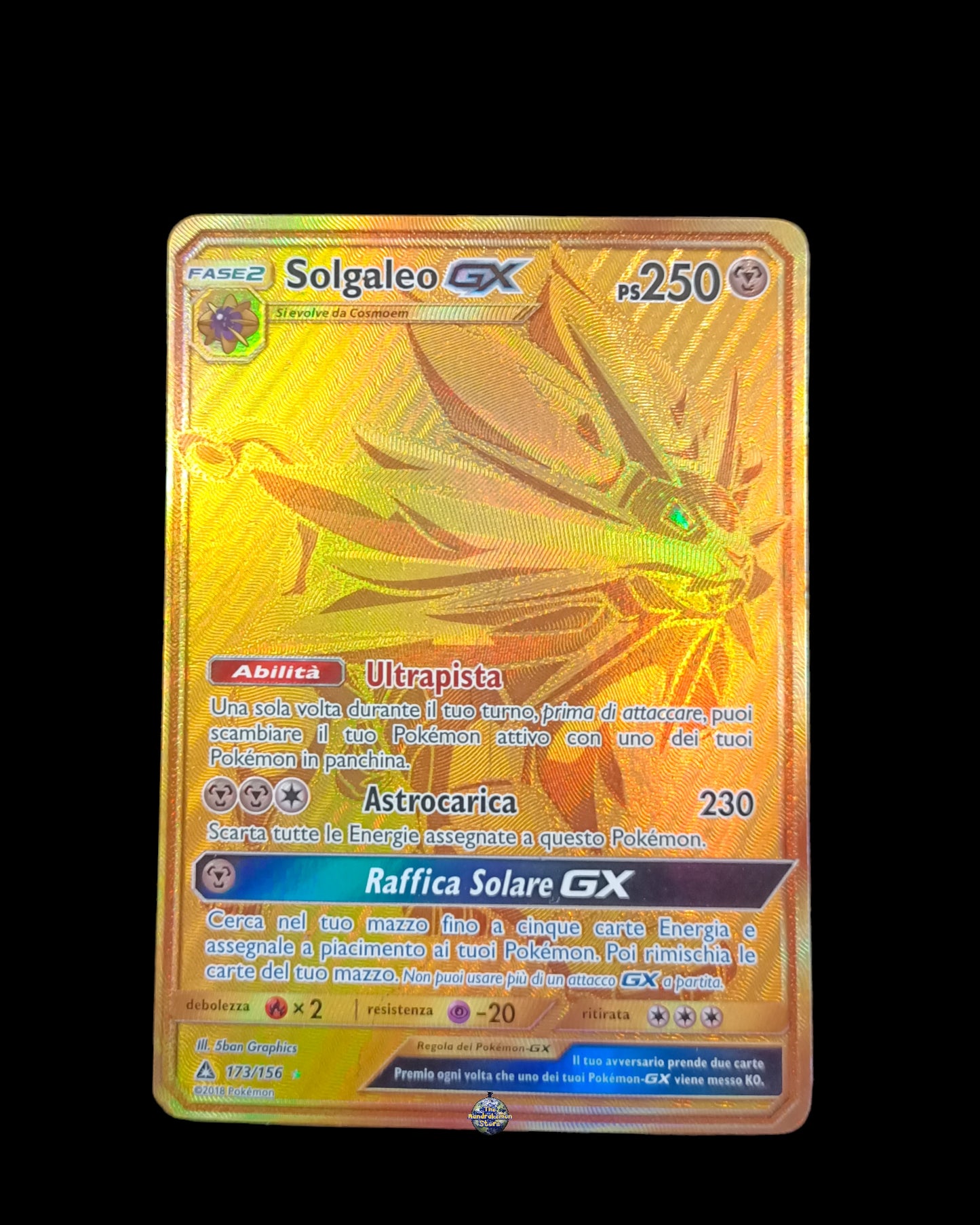 Solgaleo Gx Gold Fuoriserie