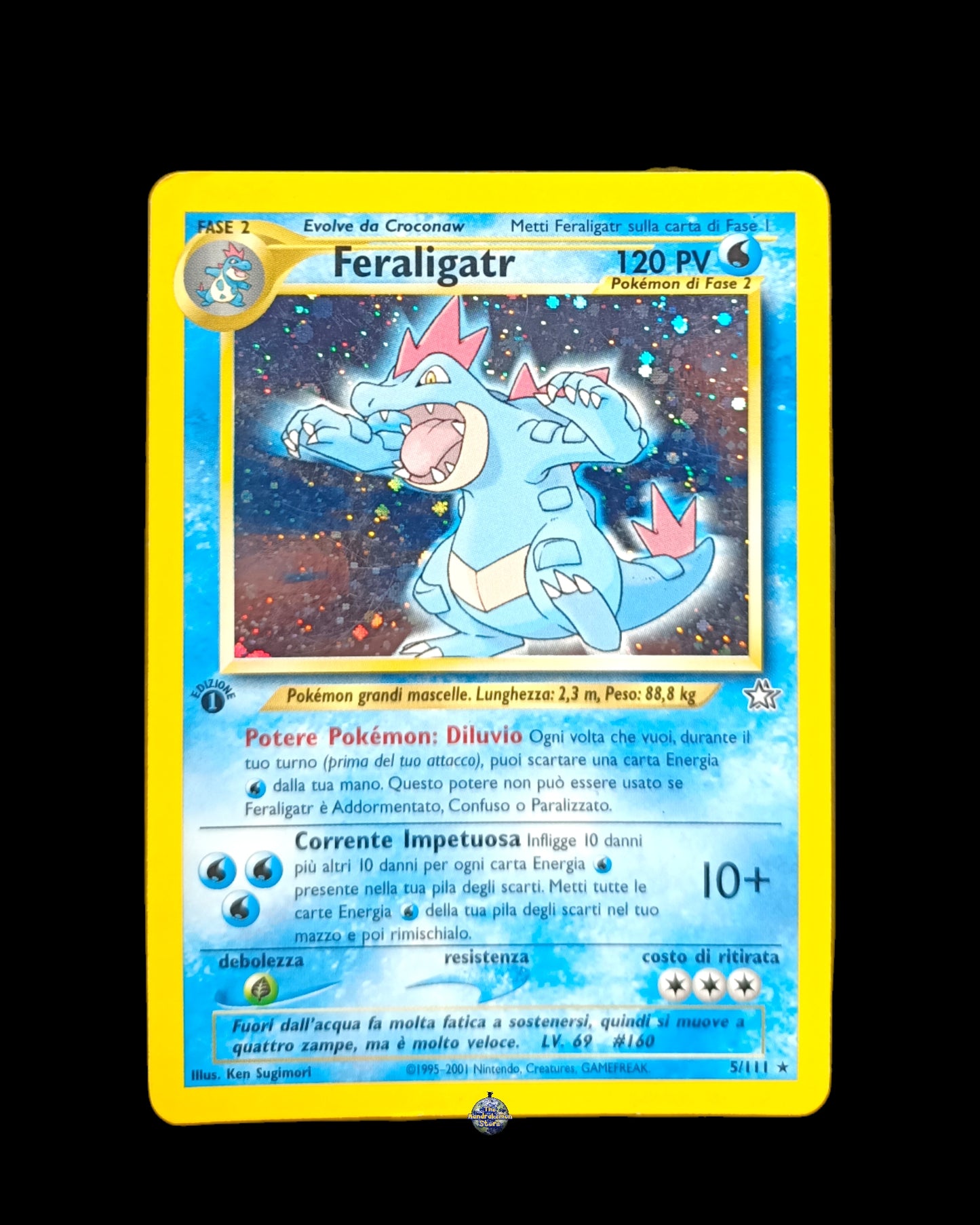 Feraligatr Holo Neo Genesis 1ª edizione