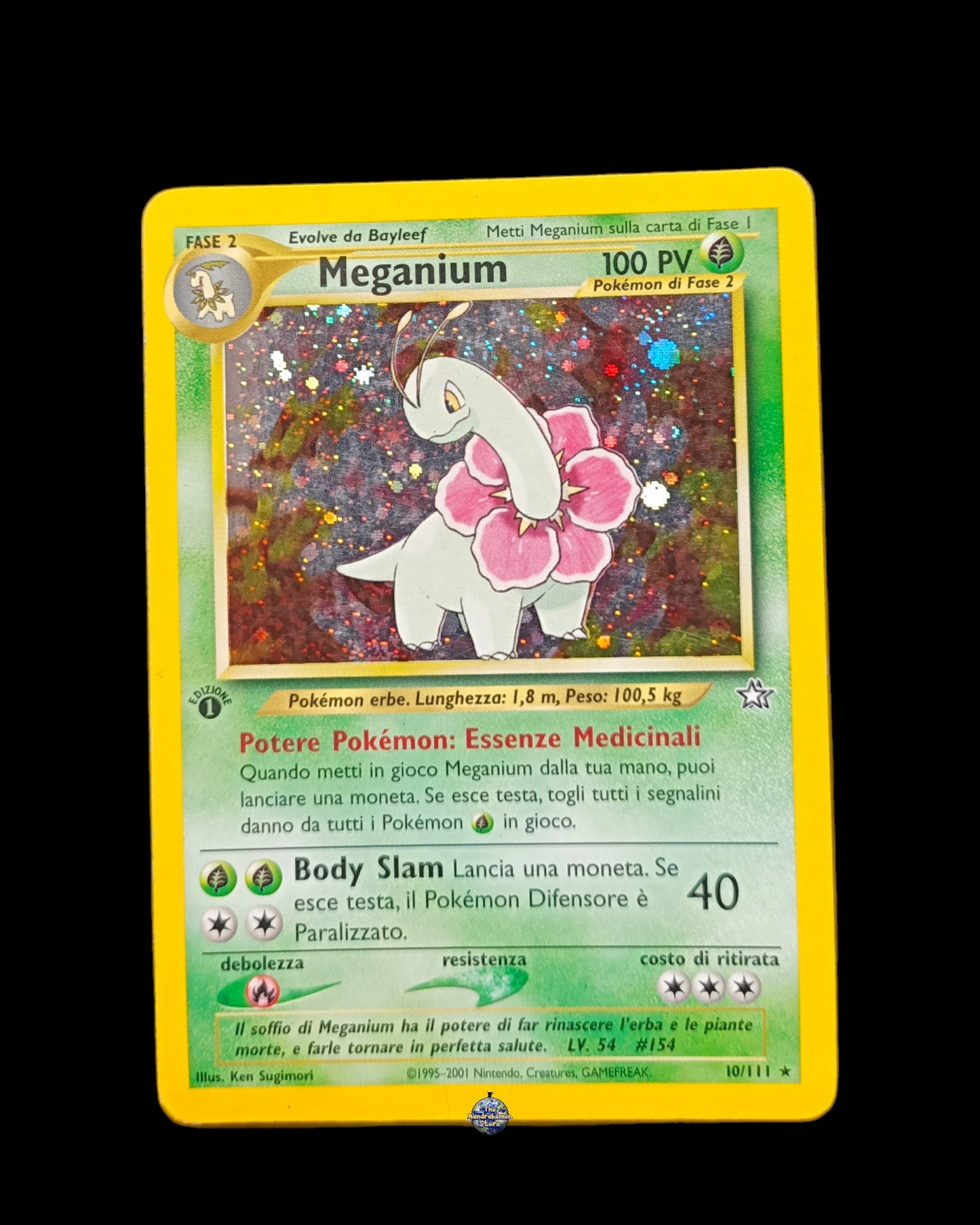 Meganium Holo Neo Genesis 1ª edizione