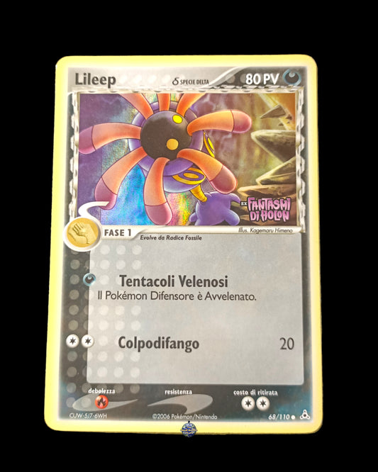 Lileep Holo Stamped Ex Fantasmi di Holon