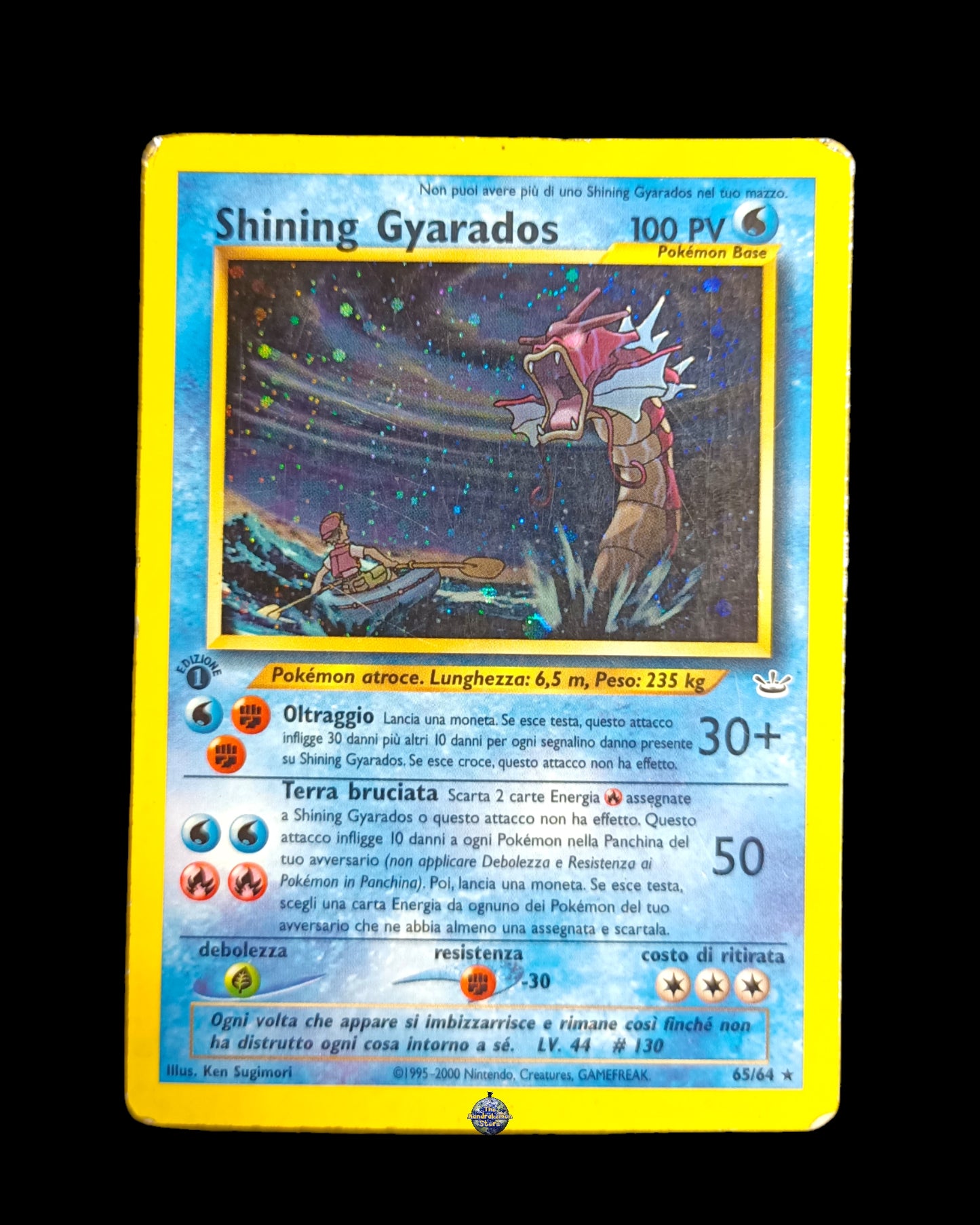 Shining Gyarados Holo Neo Revelation 1ª edizione