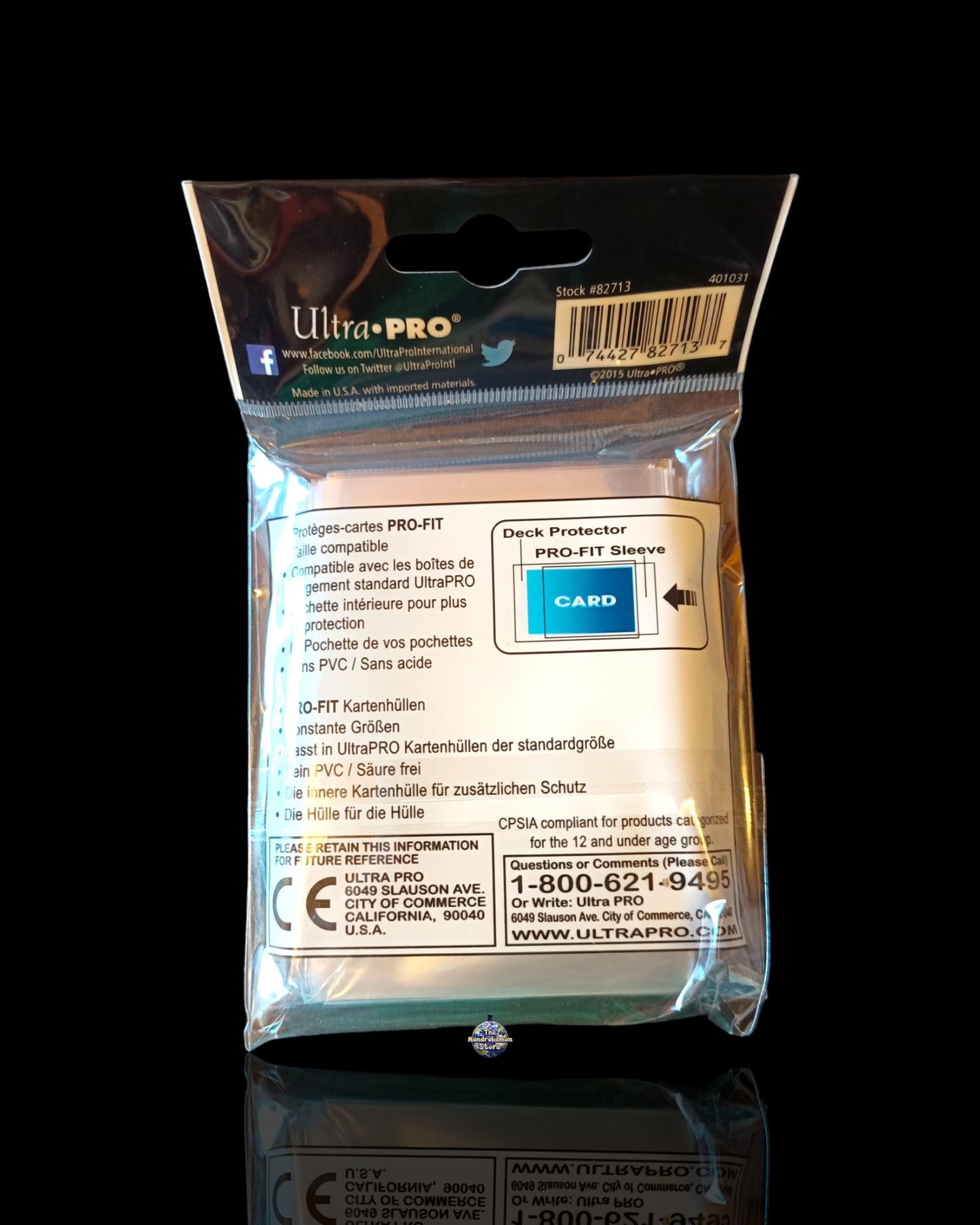 Sleeve Ultra-Pro Pro-Fit (NO POKÉMON o simili)