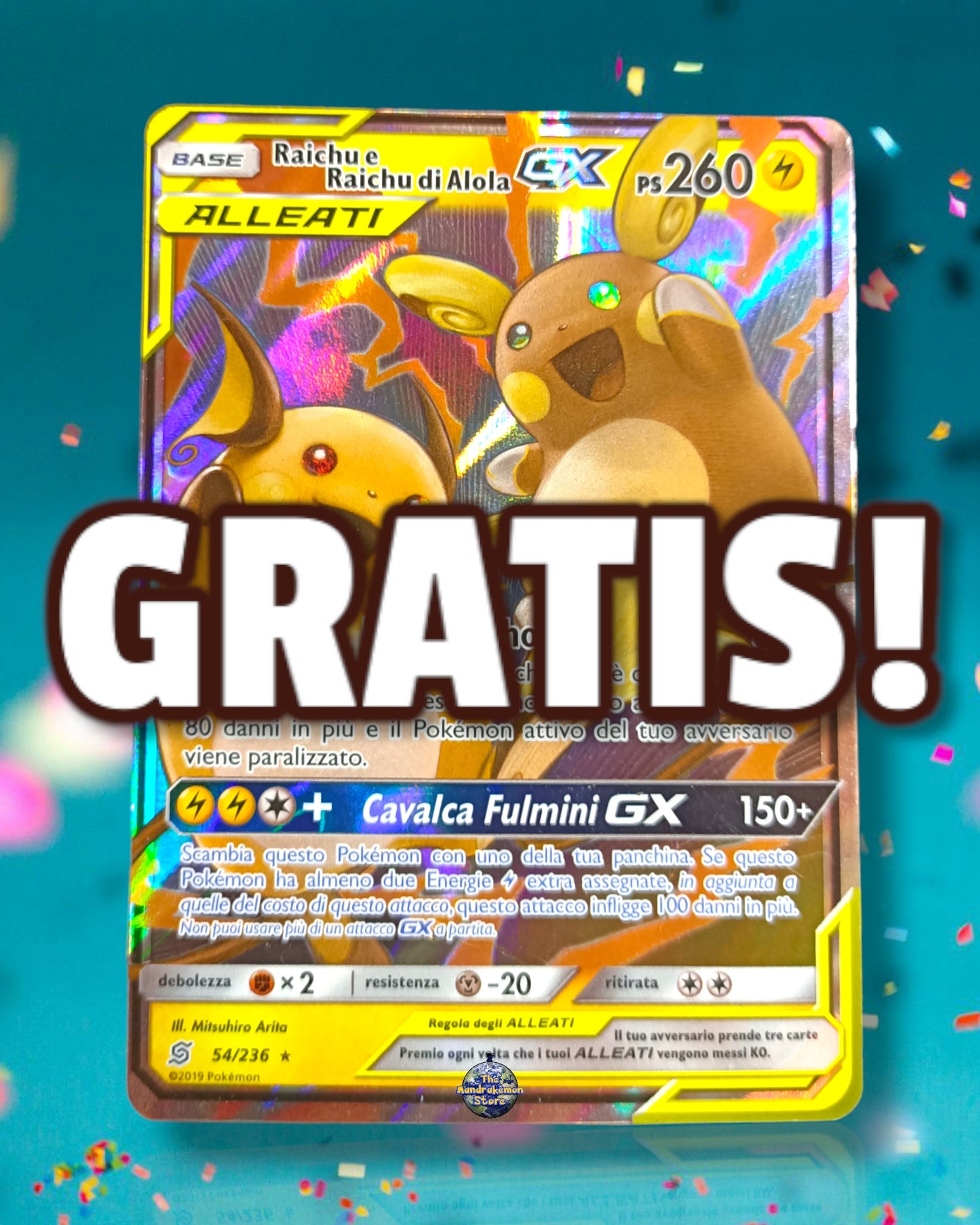Raichu e Raichu di Alola Gx Tag Team