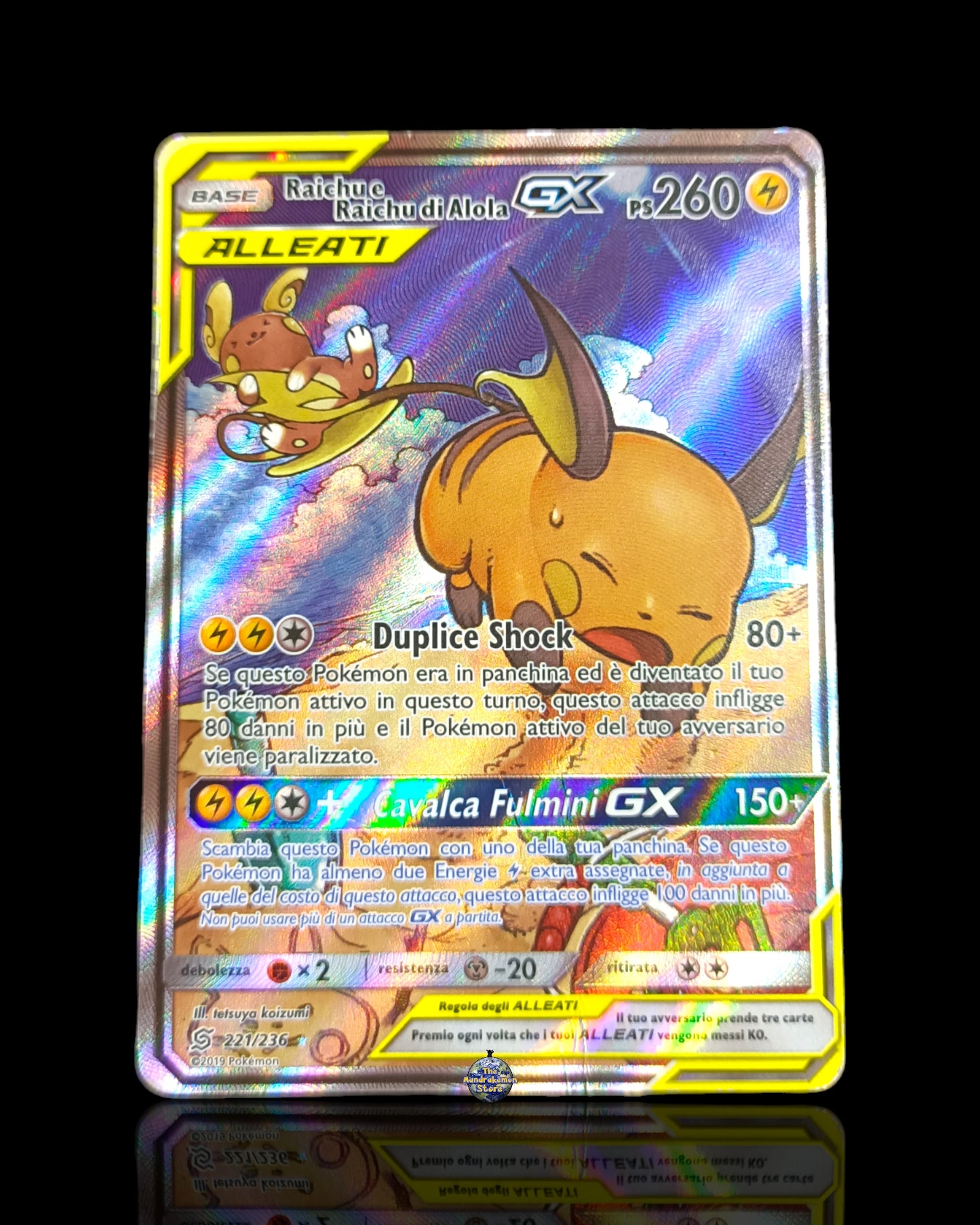Raichu e Raichu di Alola Gx Tag Team