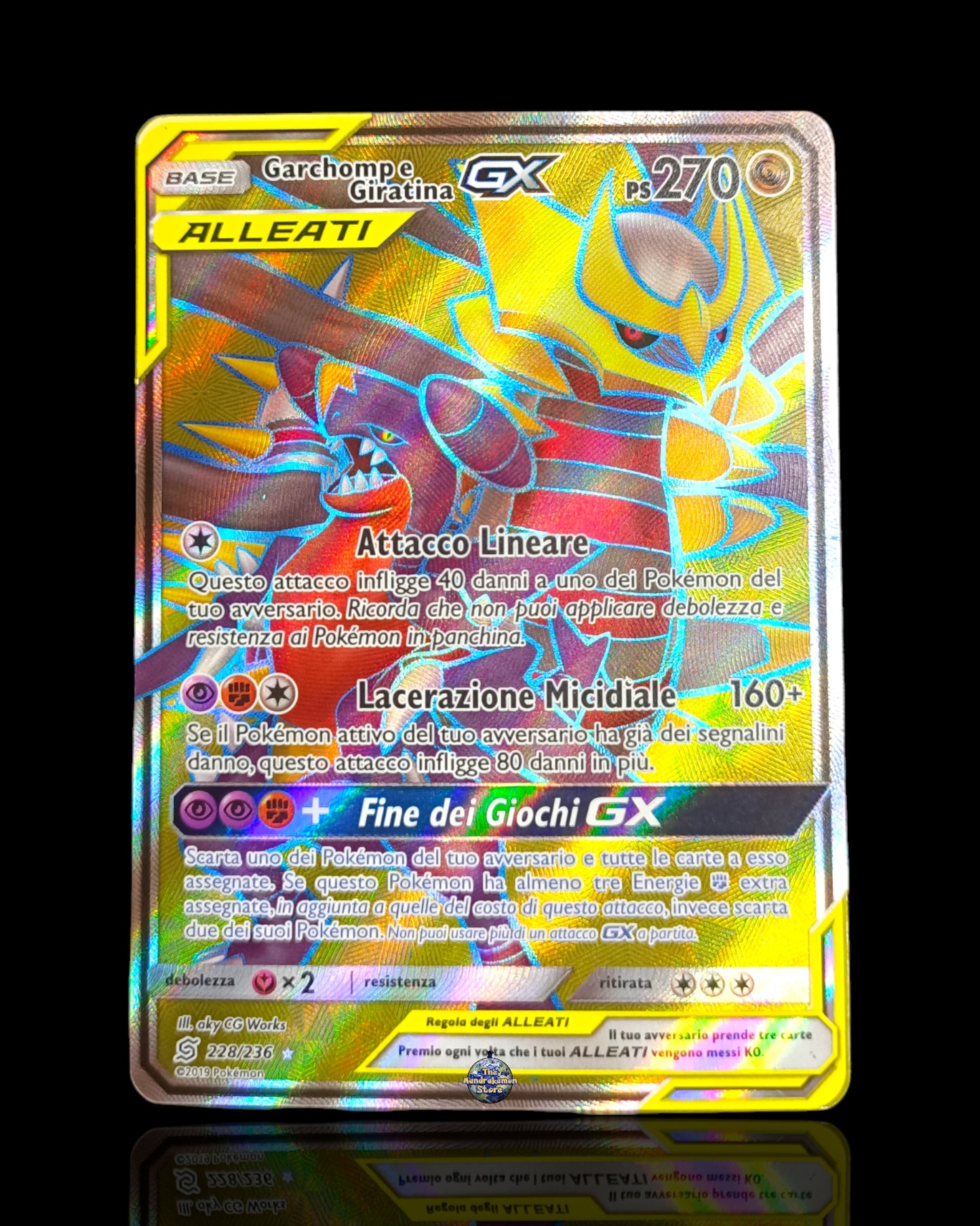 Garchomp e Giratina Gx Tag Team Full Art