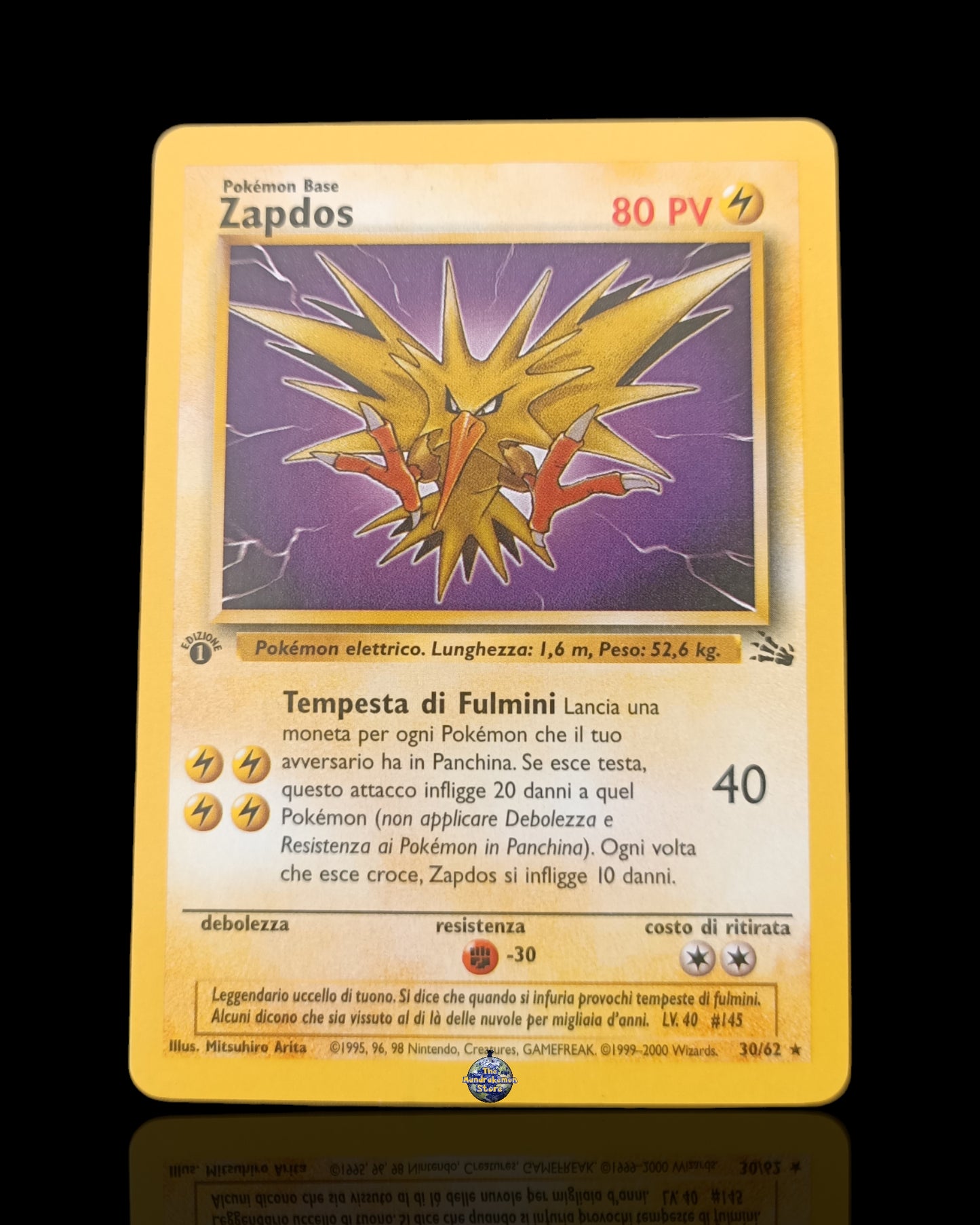 Zapdos Fossil 1ª edizione