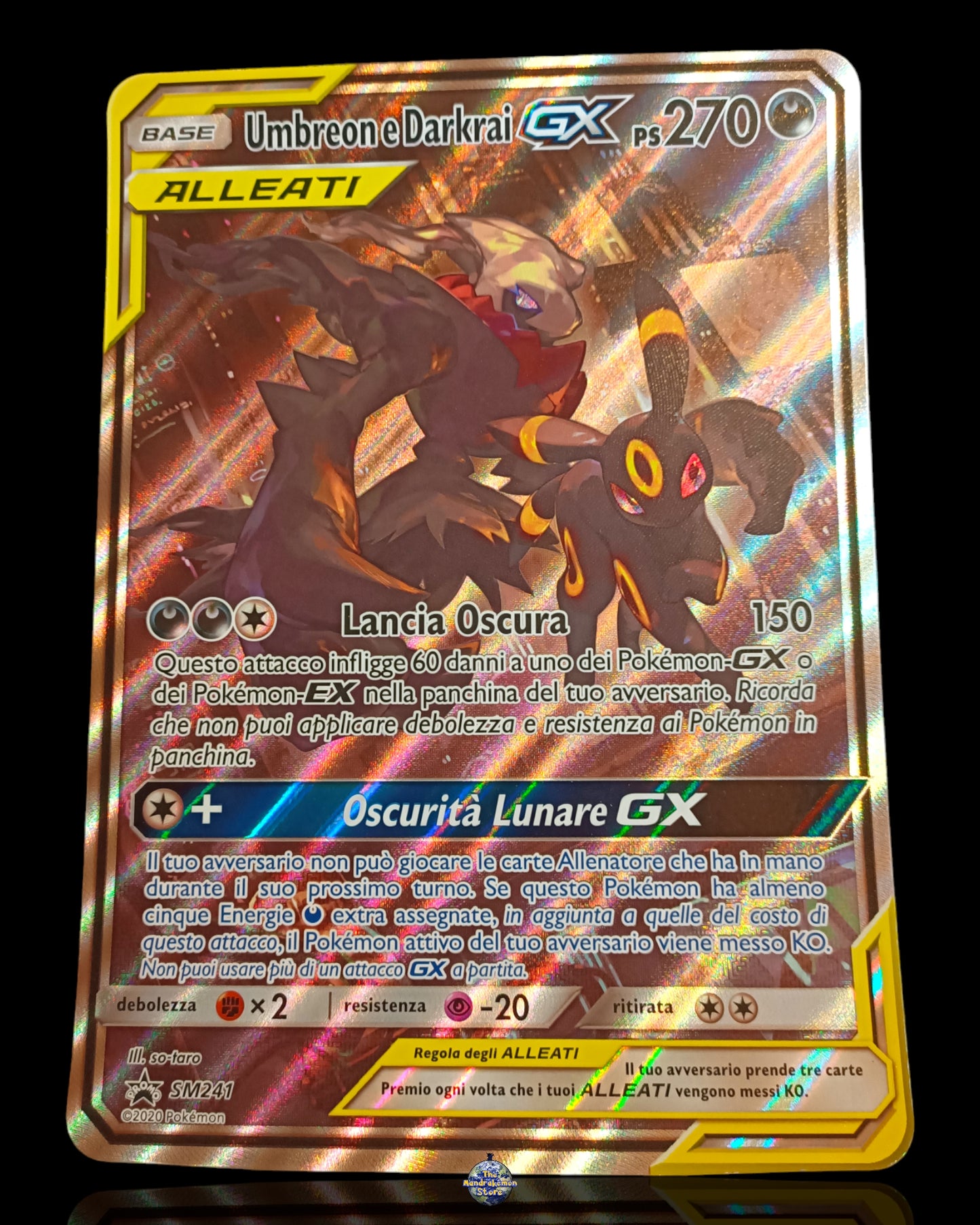 Umbreon e Darkrai Gx Tag Team Promo Jumbo