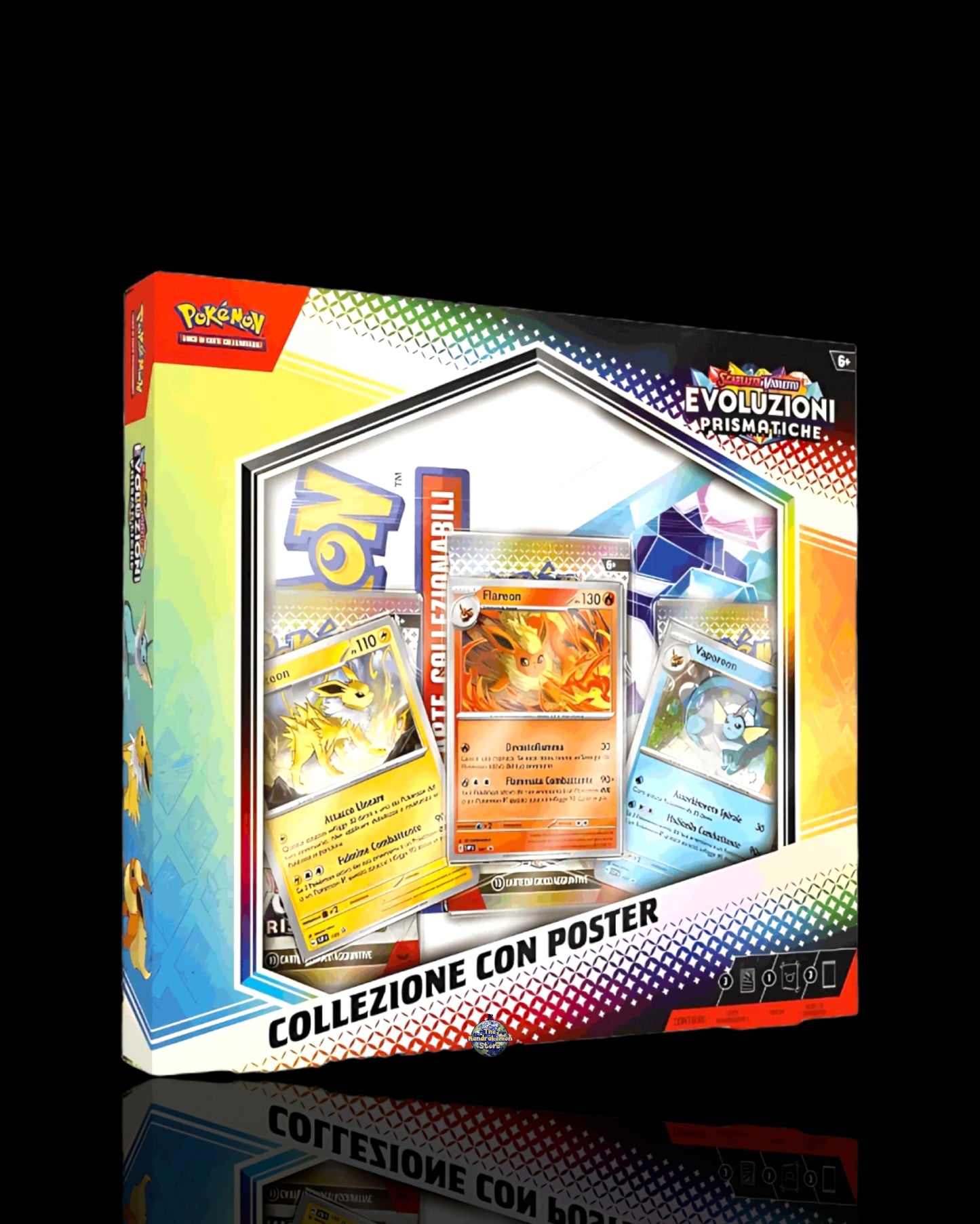 Collezione Pokémon Evoluzioni Prismatiche con Poster