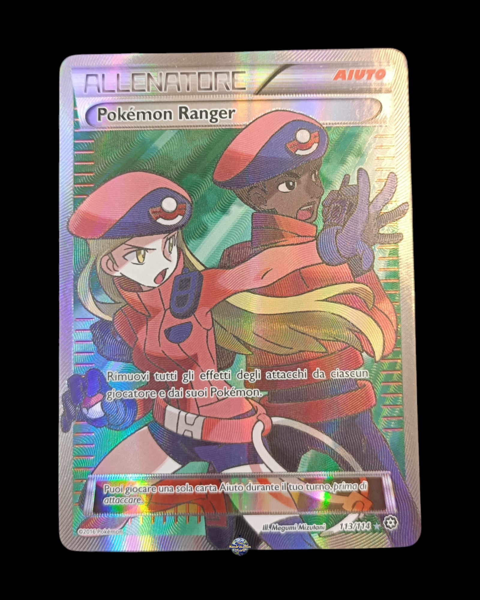 pokemon ranger trainer card full art Pokémon Ranger Full Art – The Mandrakémon Store S.R.L.S