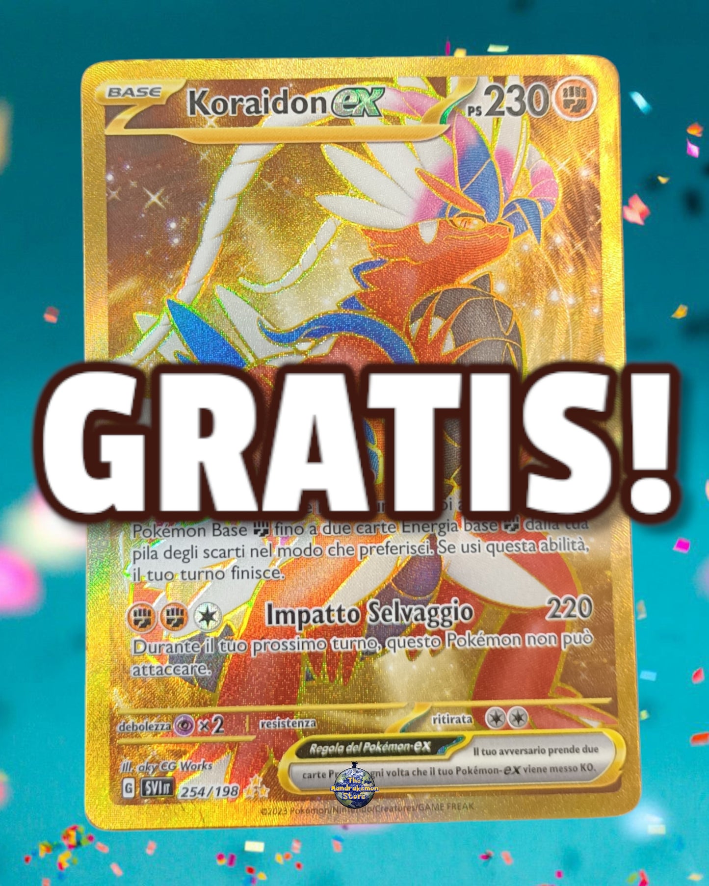 Koraidon Ex Gold
