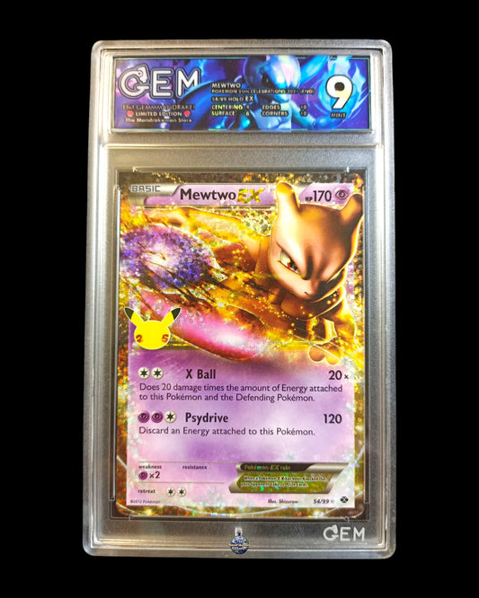 Mewtwo Ex GEM 9