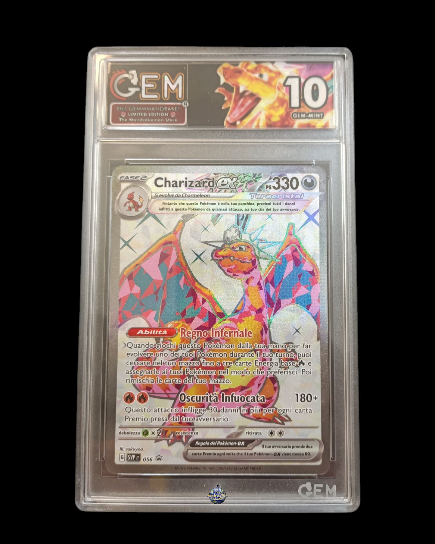 Charizard Ex Teracristal Promo GEM 10
