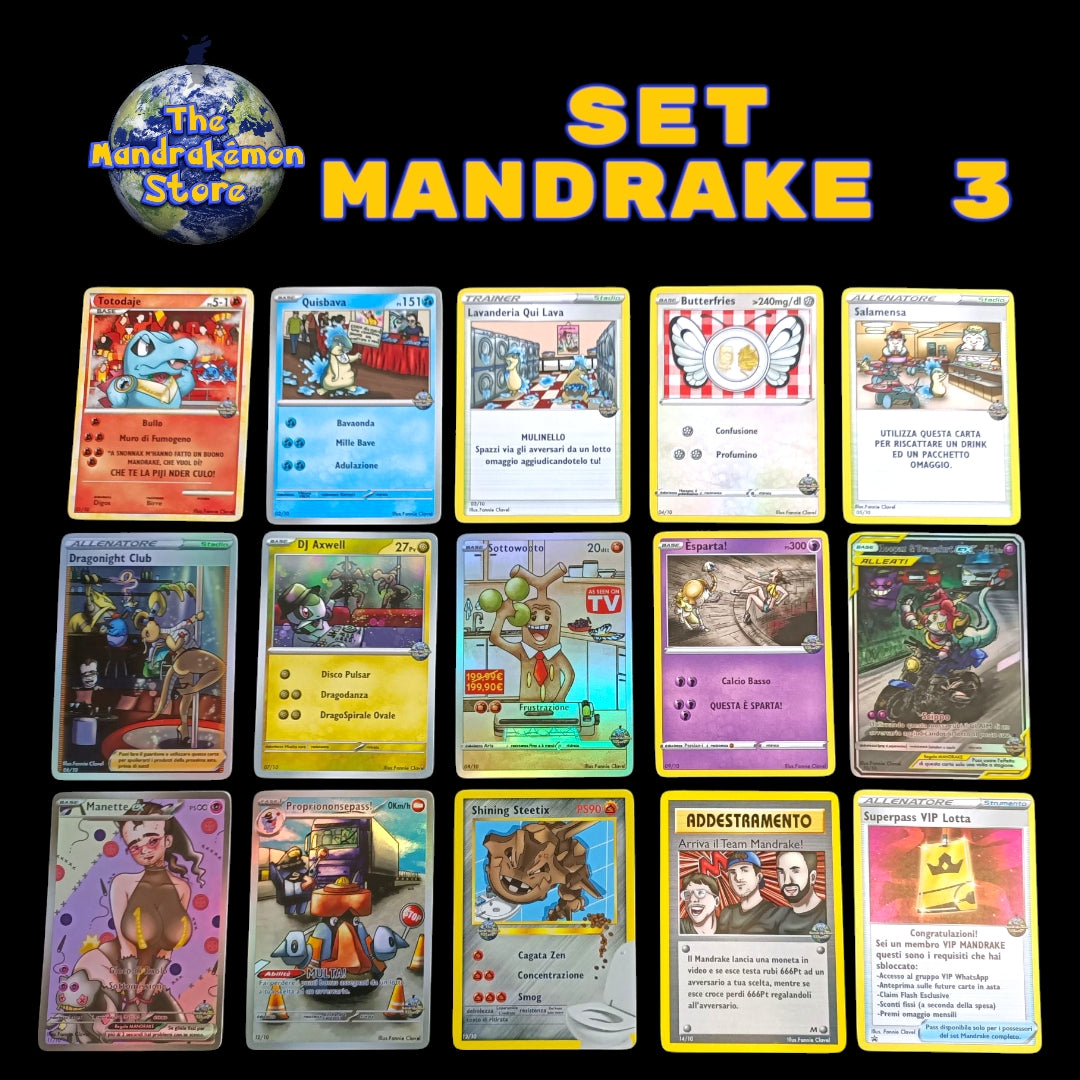 Set Mandrake 3 Completo