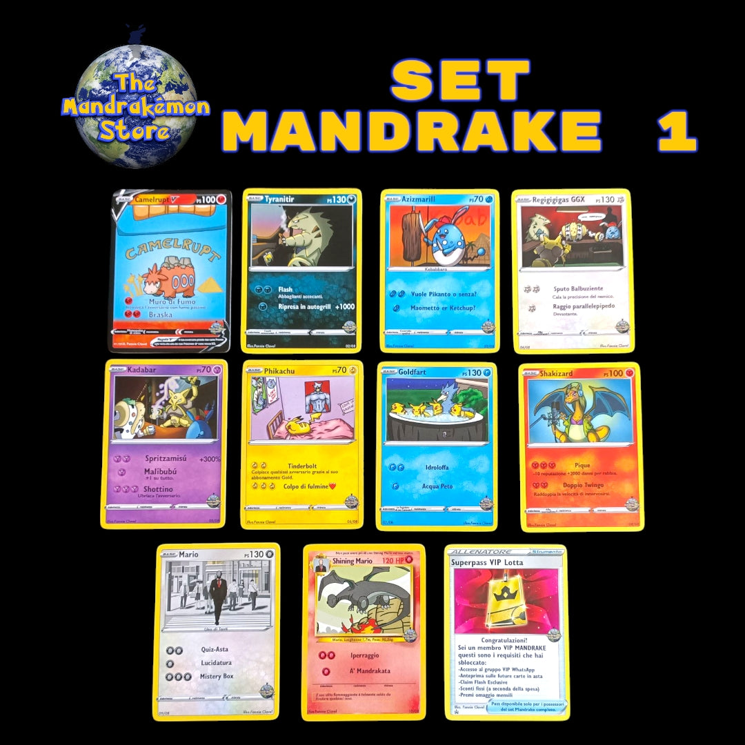 Set Mandrake 1 Completo