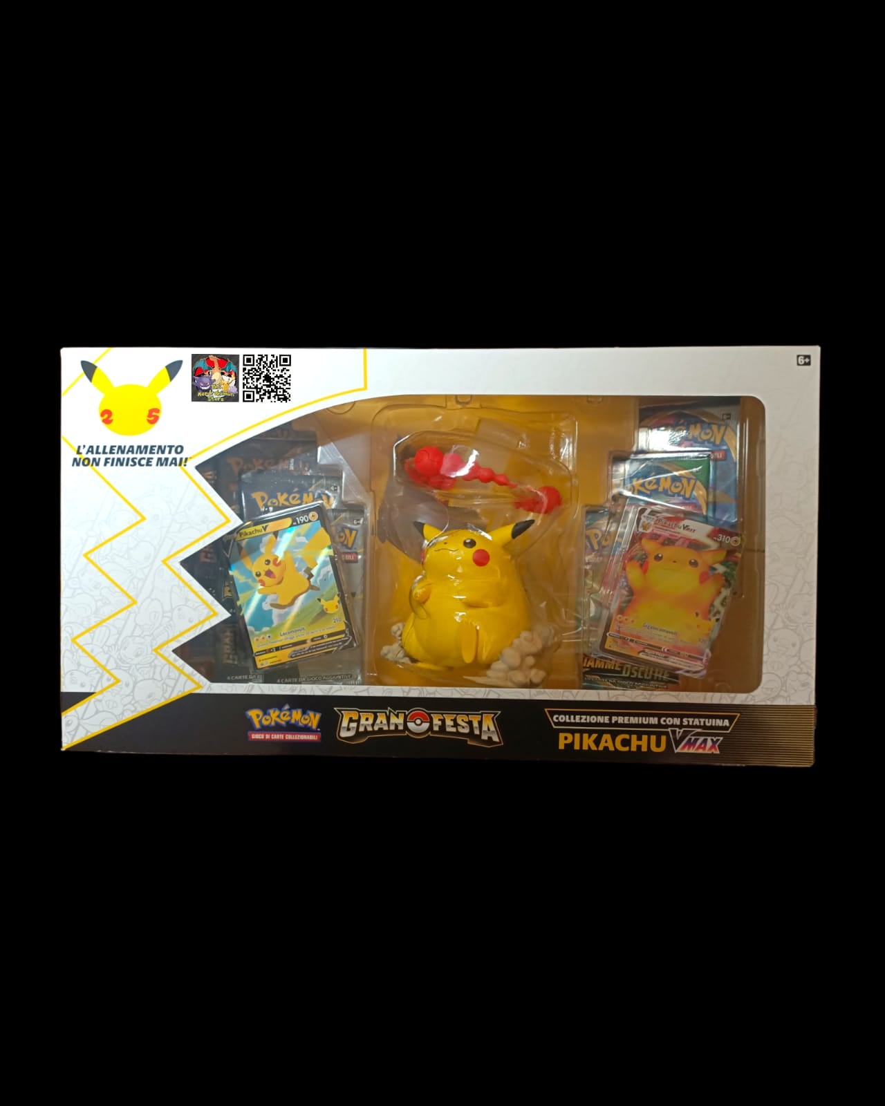 Collezione Premium Gran Festa con statuina Pikachu Vmax