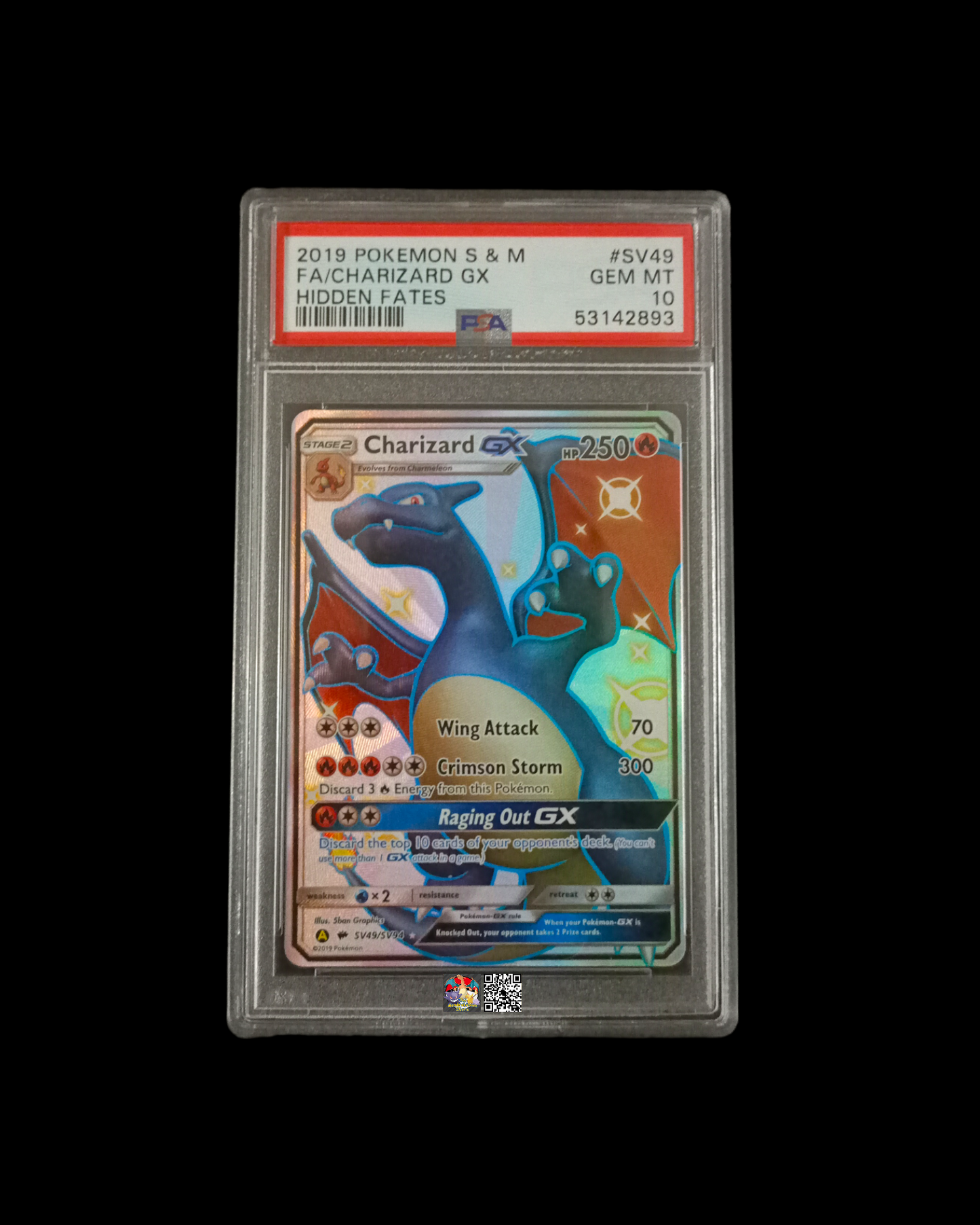 Charizard Gx Ultra Shiny Full Art PSA 10