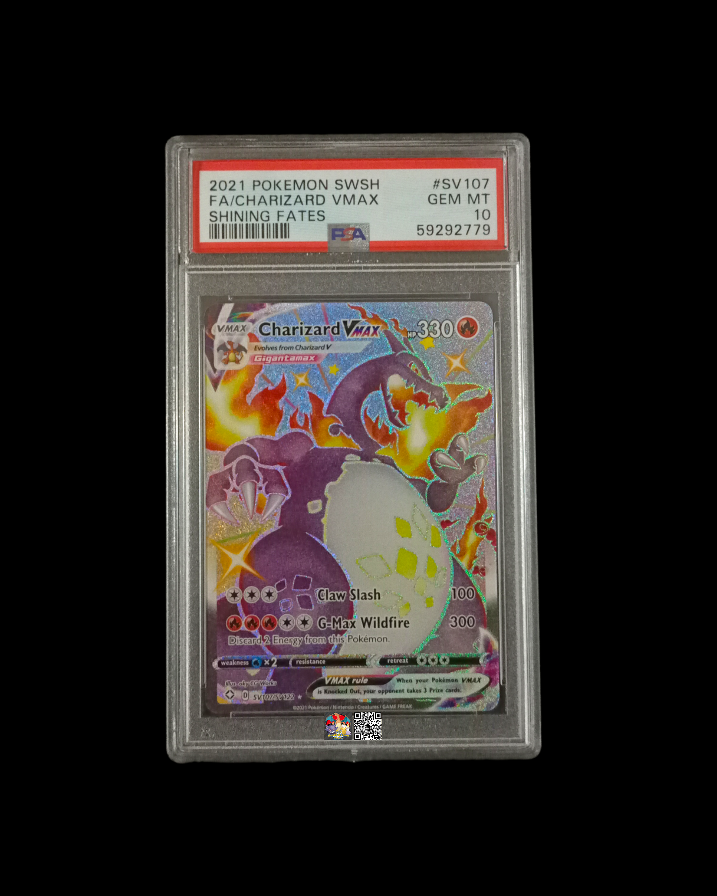 Charizard Vmax Shiny Full Art PSA 10