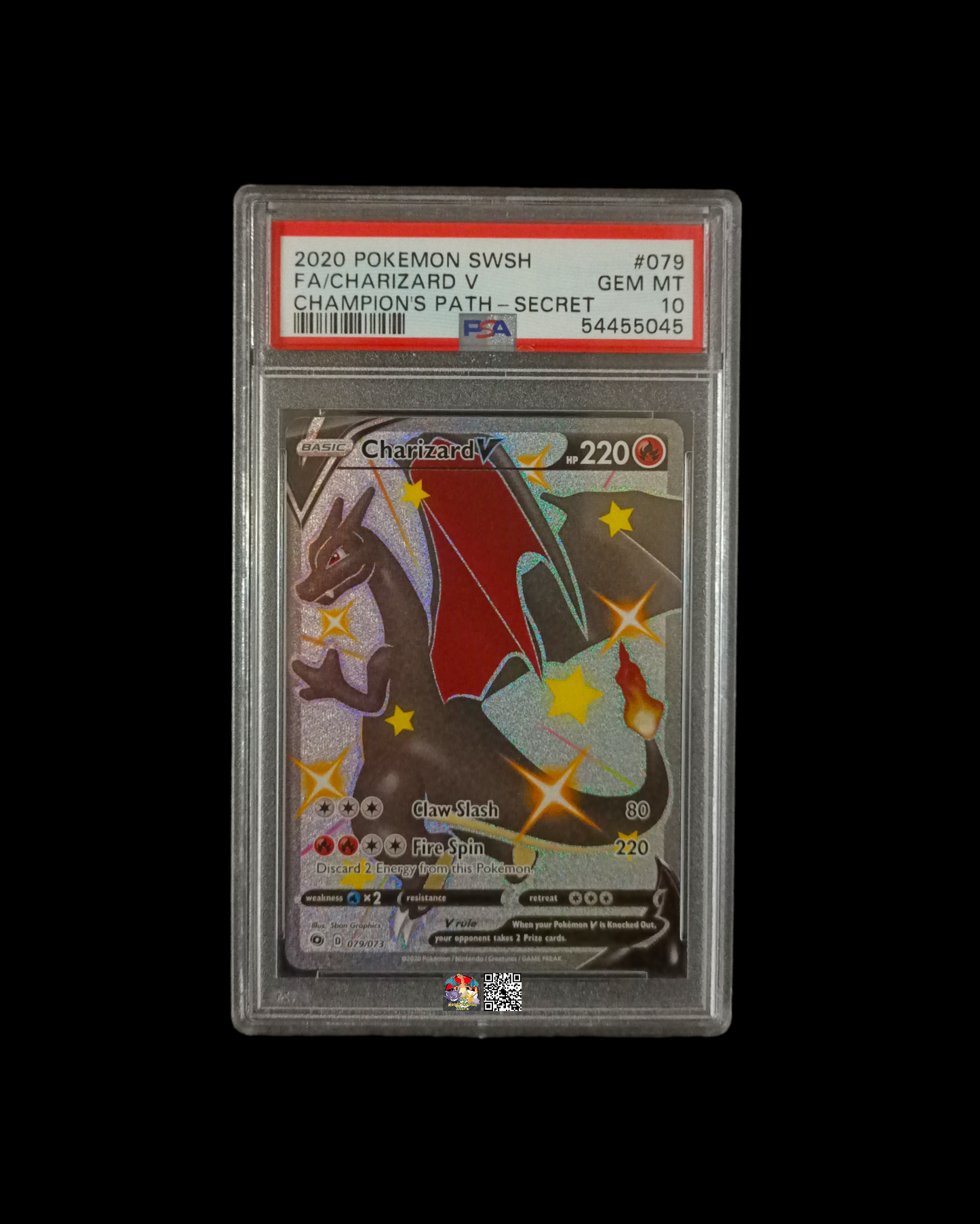 Charizard V Shiny Full Art PSA 10