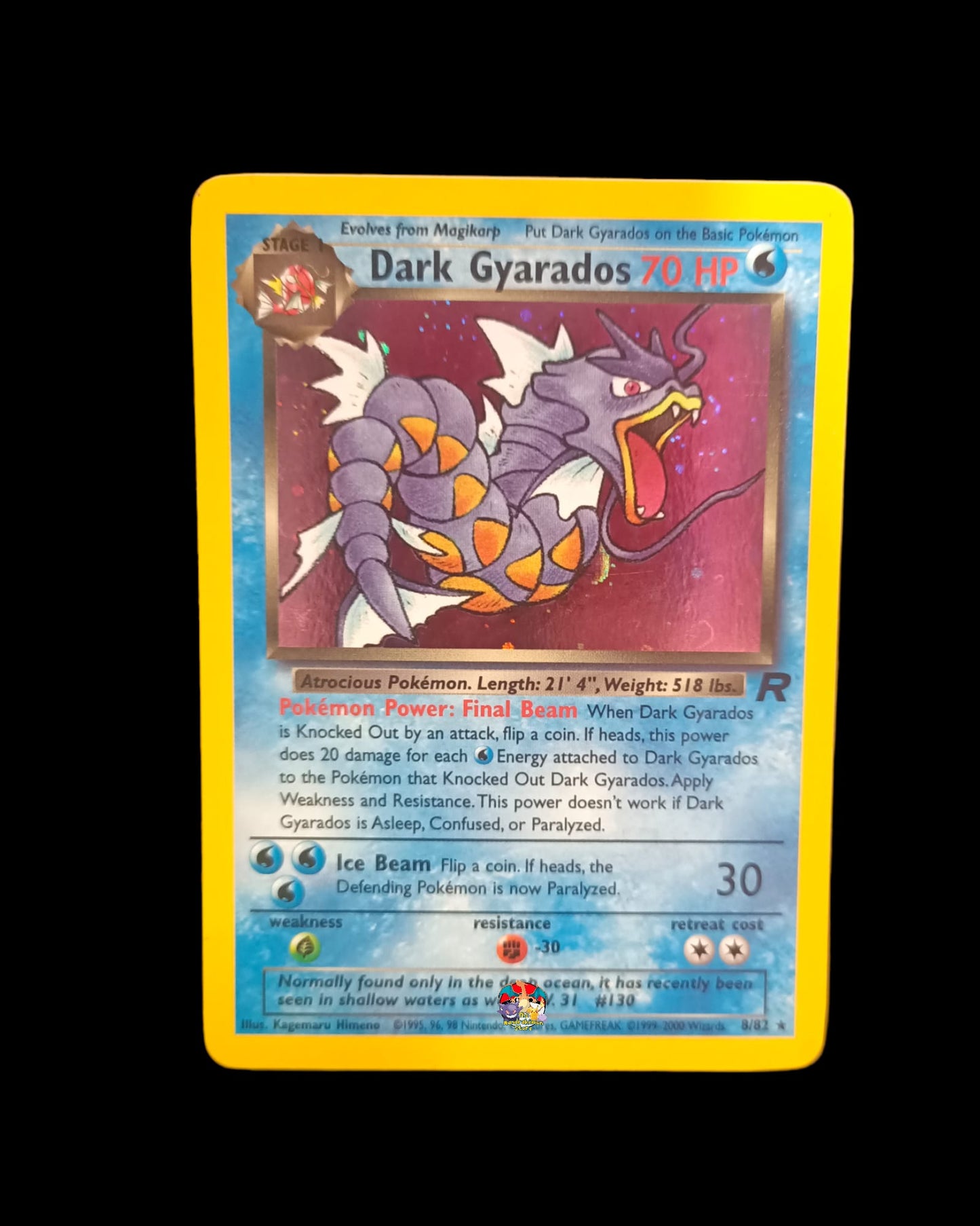 Dark Gyarados Holo Team Rocket